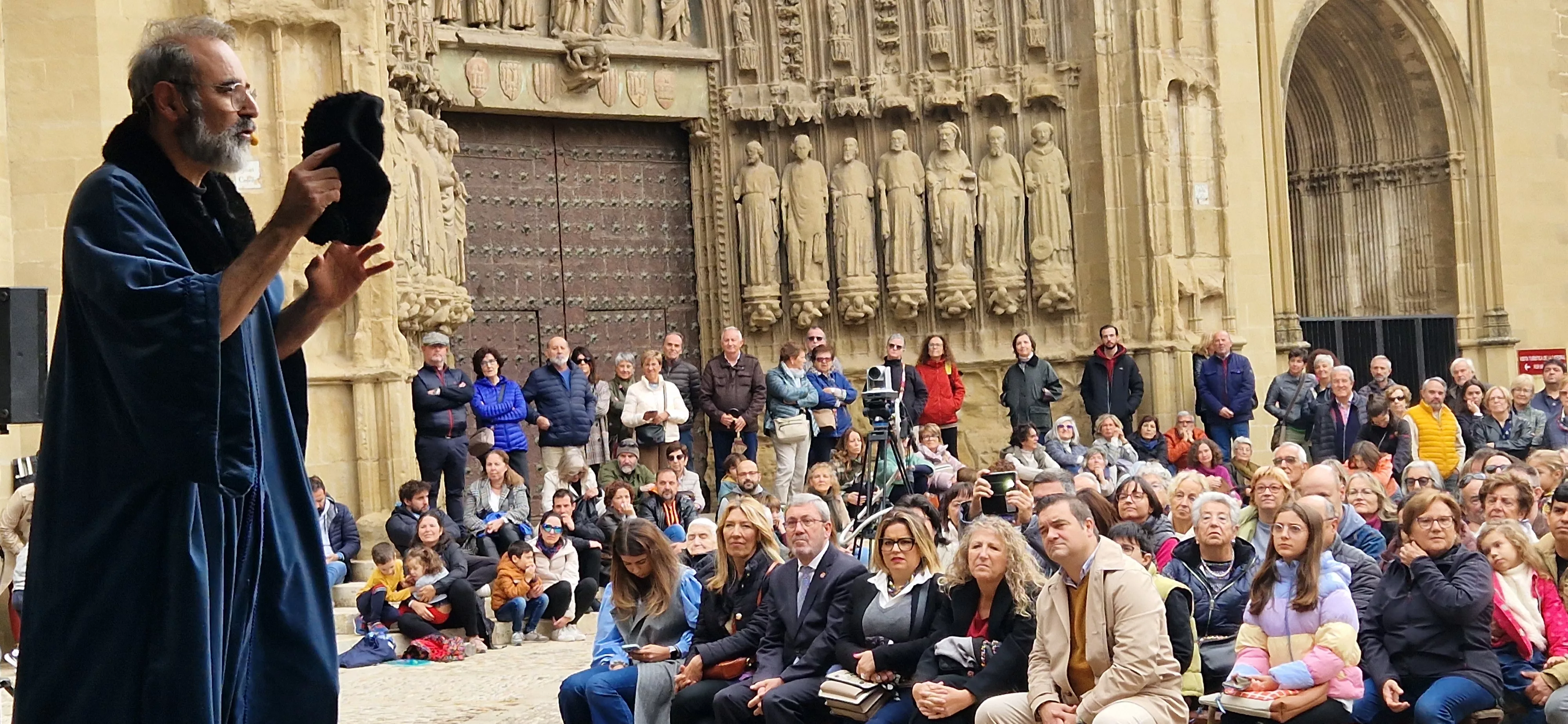 Recreación de la insaculación o extracción de oficios de 2023. Foto Myriam Martínez 