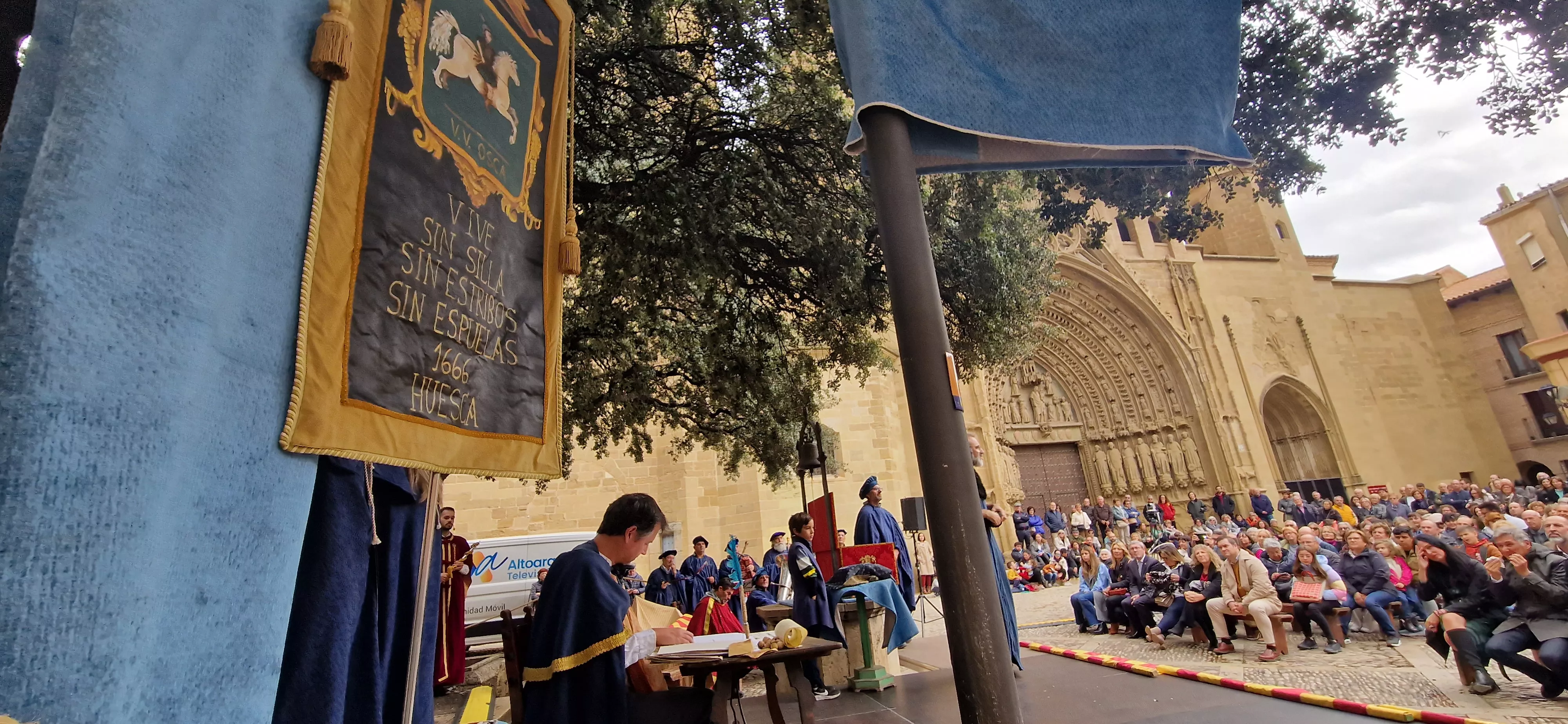 Recreación de la insaculación o extracción de oficios. Foto Myriam Martínez 