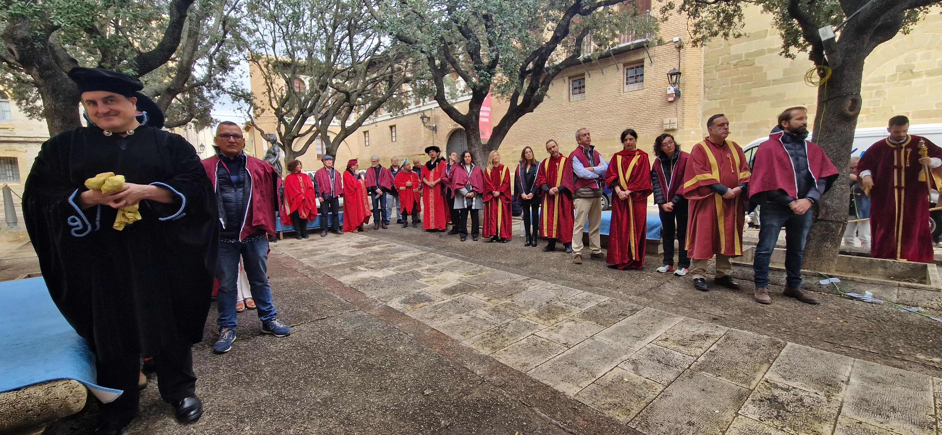 Recreación de la insaculación o extracción de oficios. Foto Myriam Martínez 