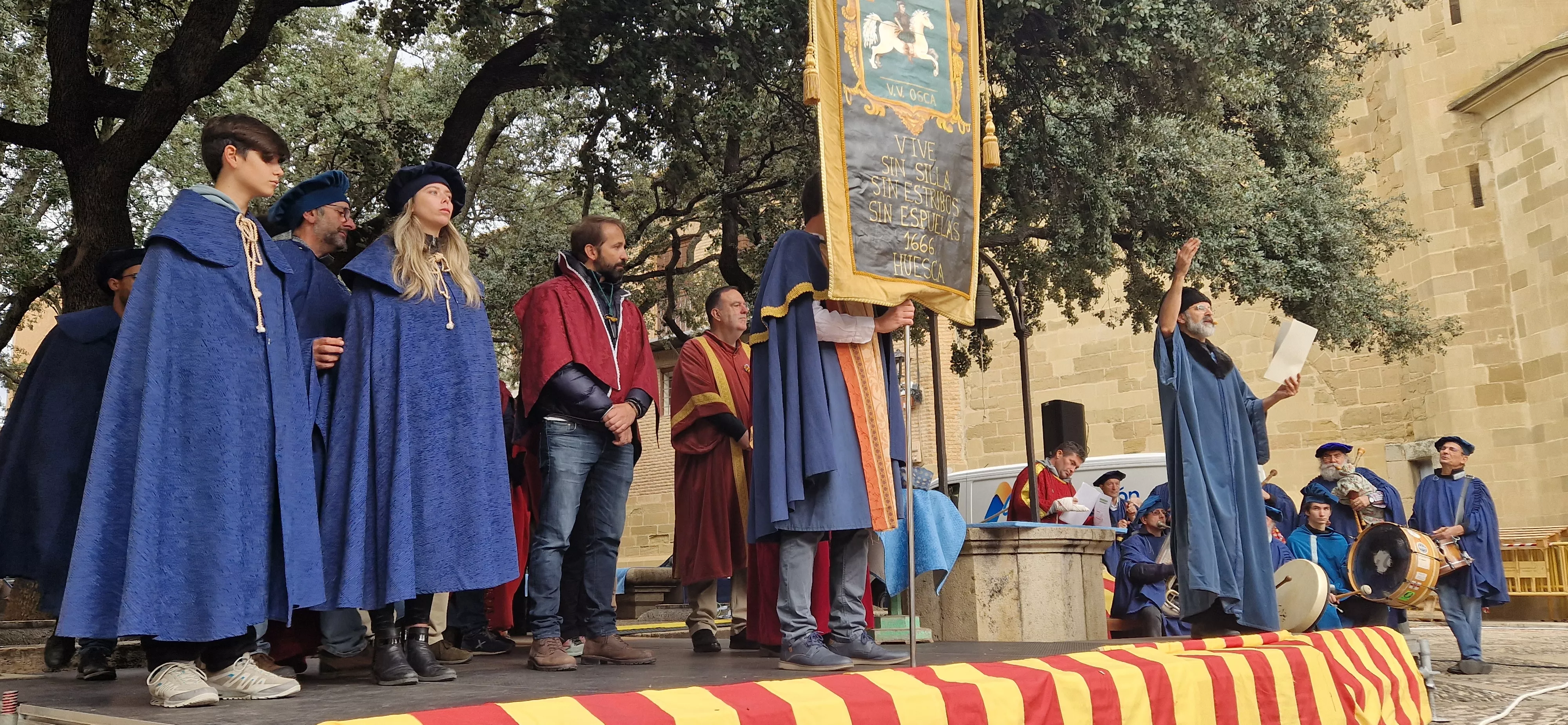 Recreación de la insaculación o extracción de oficios. Foto Myriam Martínez 