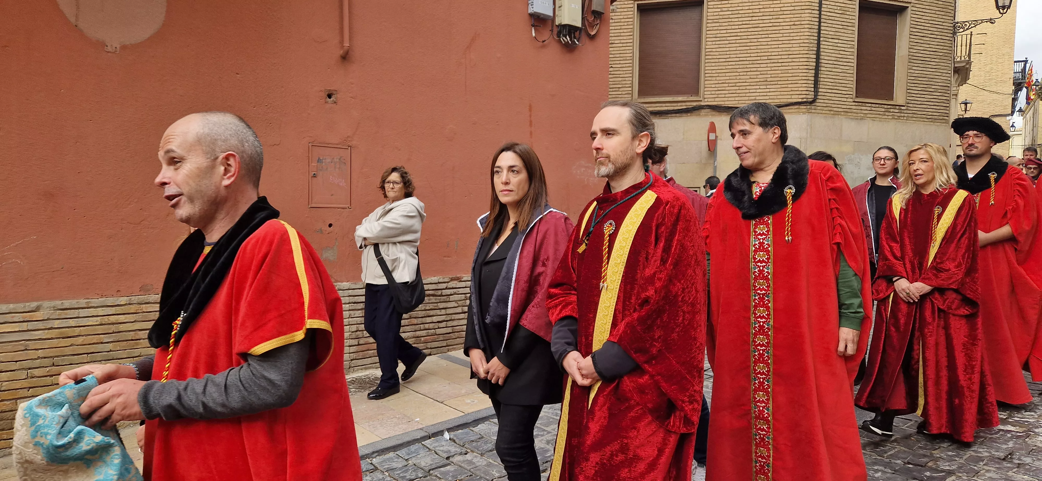 Recreación de la insaculación o extracción de oficios. Foto Myriam Martínez 