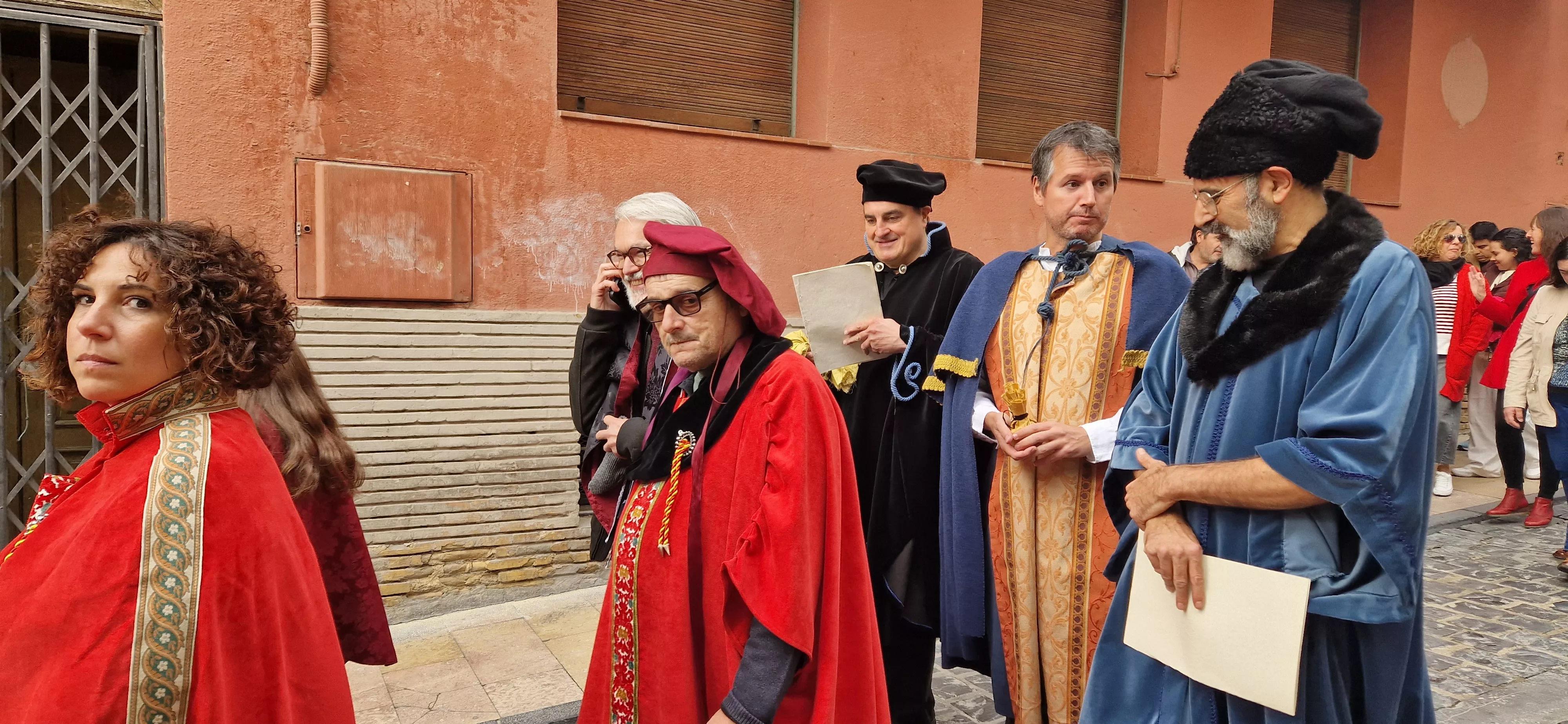 Recreación de la insaculación o extracción de oficios. Foto Myriam Martínez 