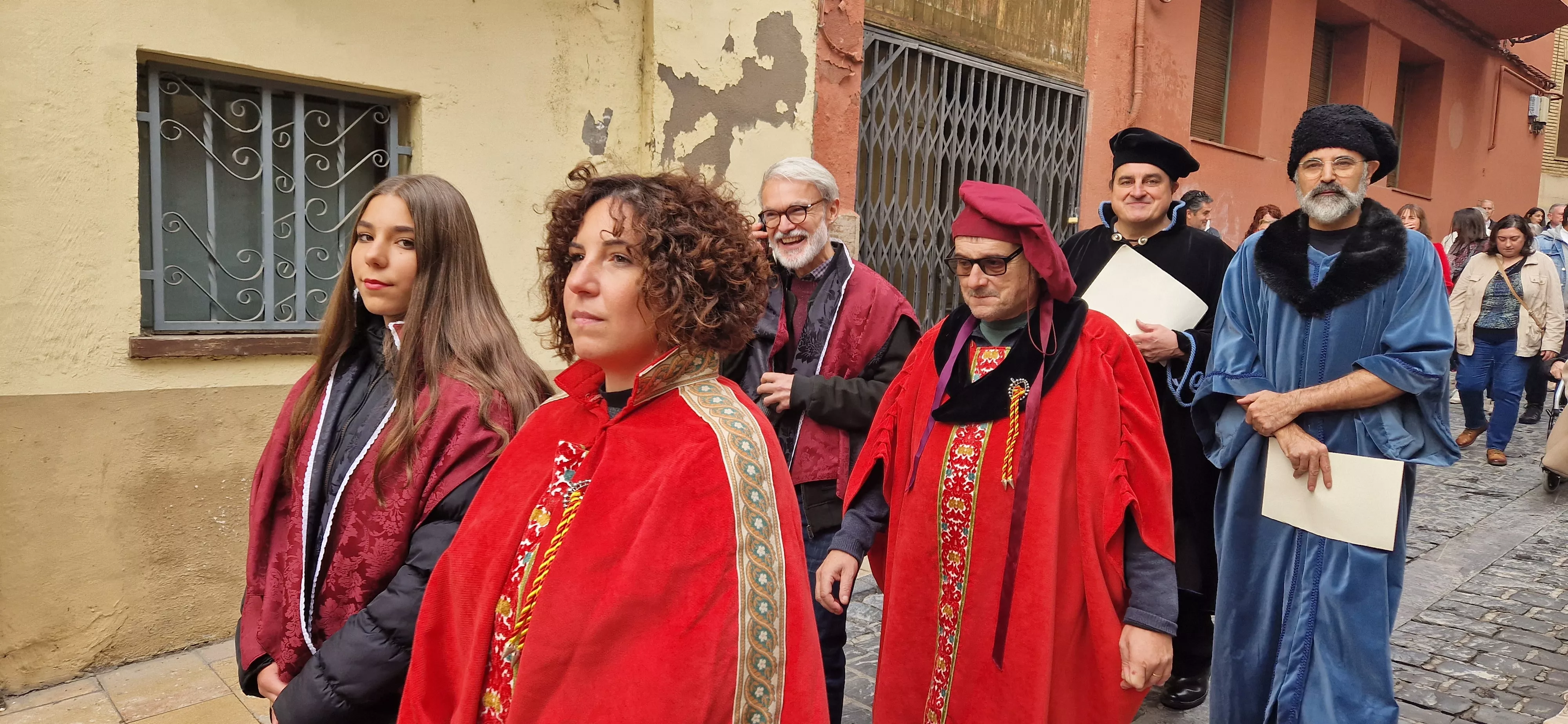 Recreación de la insaculación o extracción de oficios. Foto Myriam Martínez 