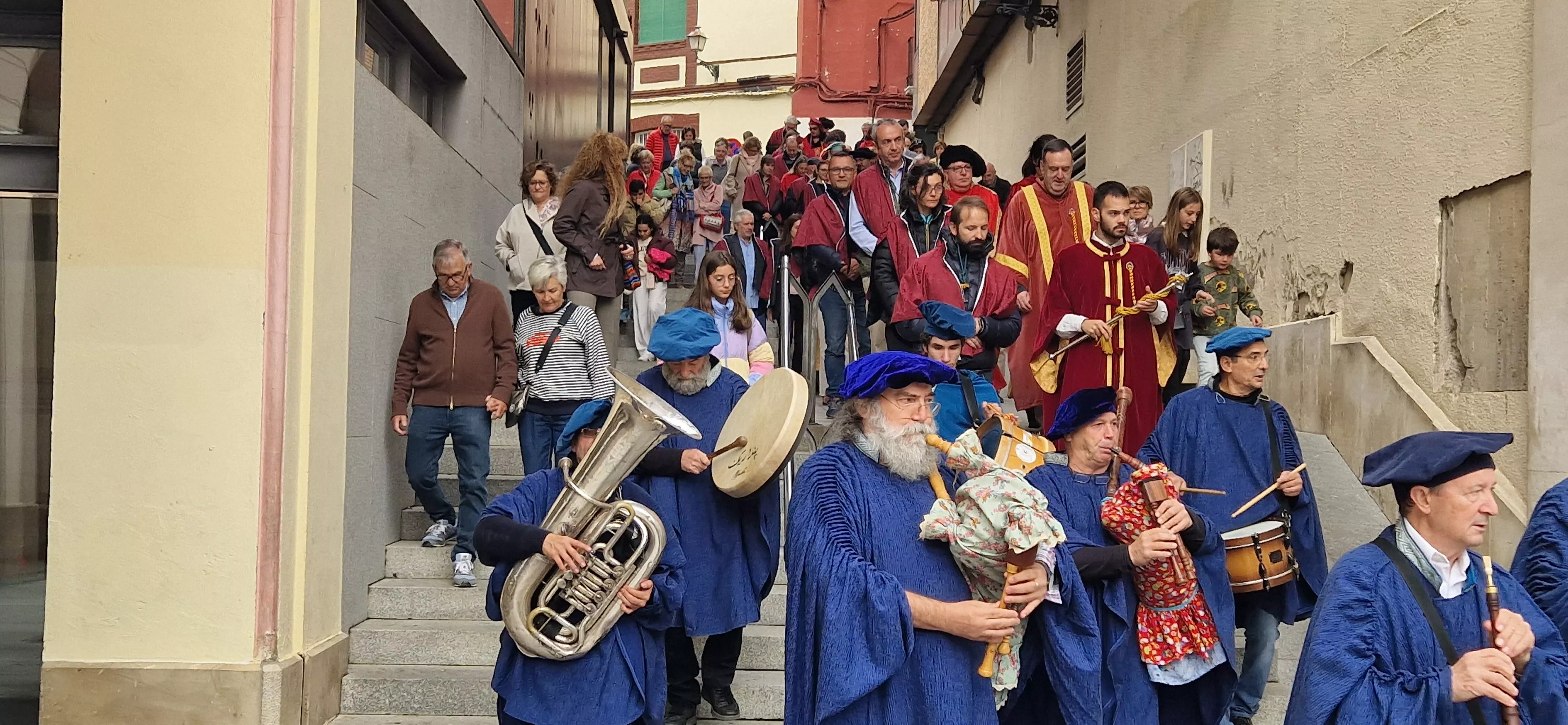 Recreación de la insaculación o extracción de oficios. Foto Myriam Martínez 