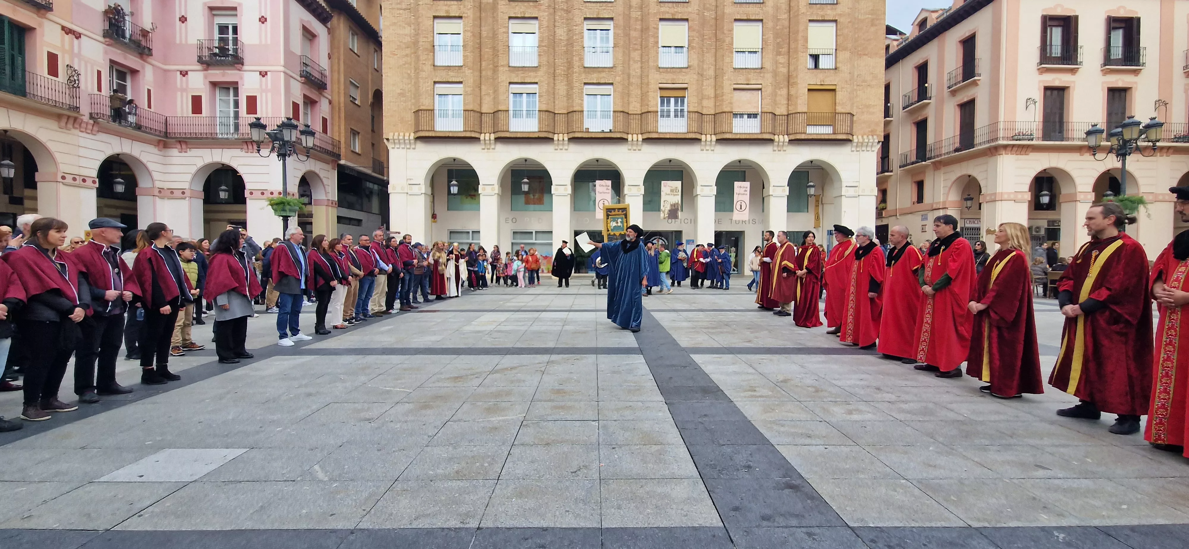 Recreación de la insaculación o extracción de oficios. Foto Myriam Martínez 