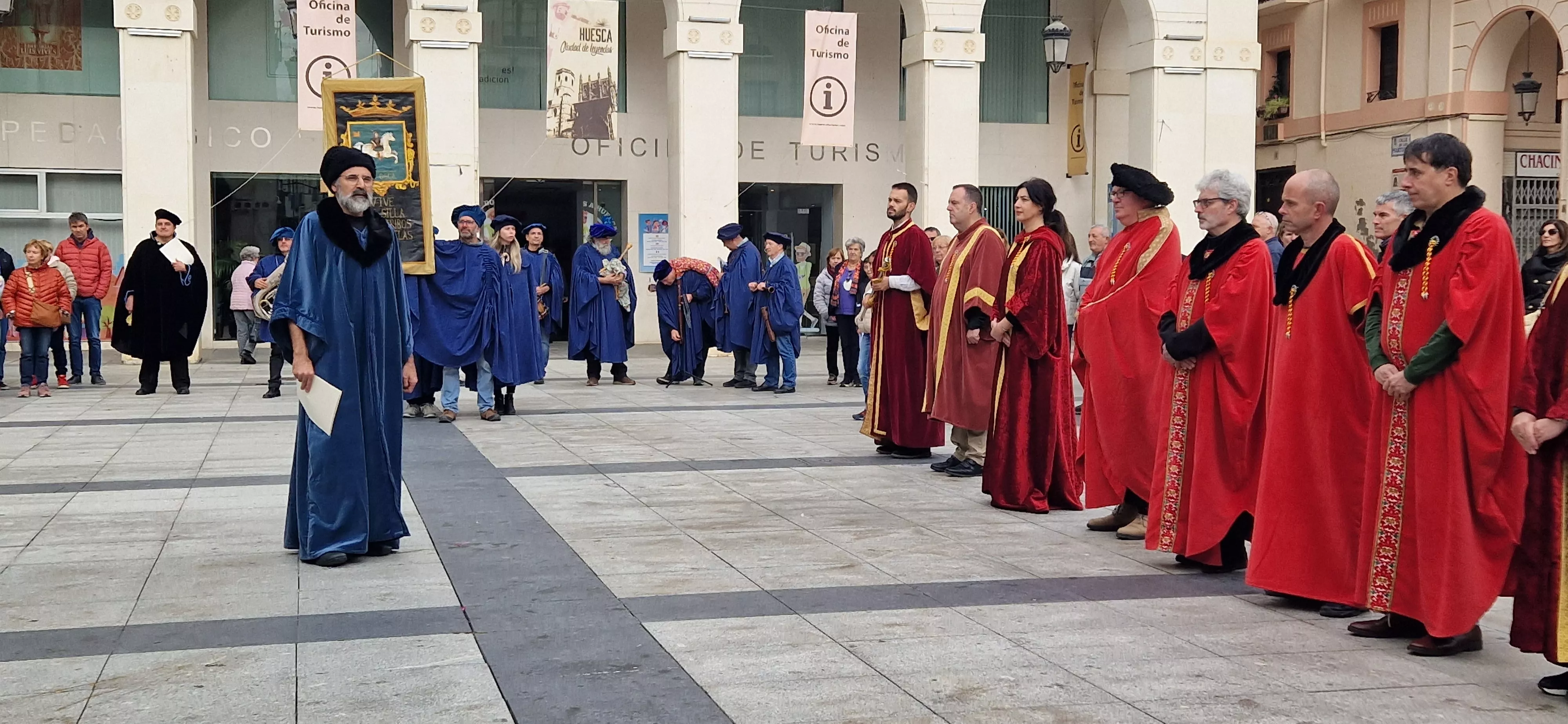 Recreación de la insaculación o extracción de oficios. Foto Myriam Martínez 