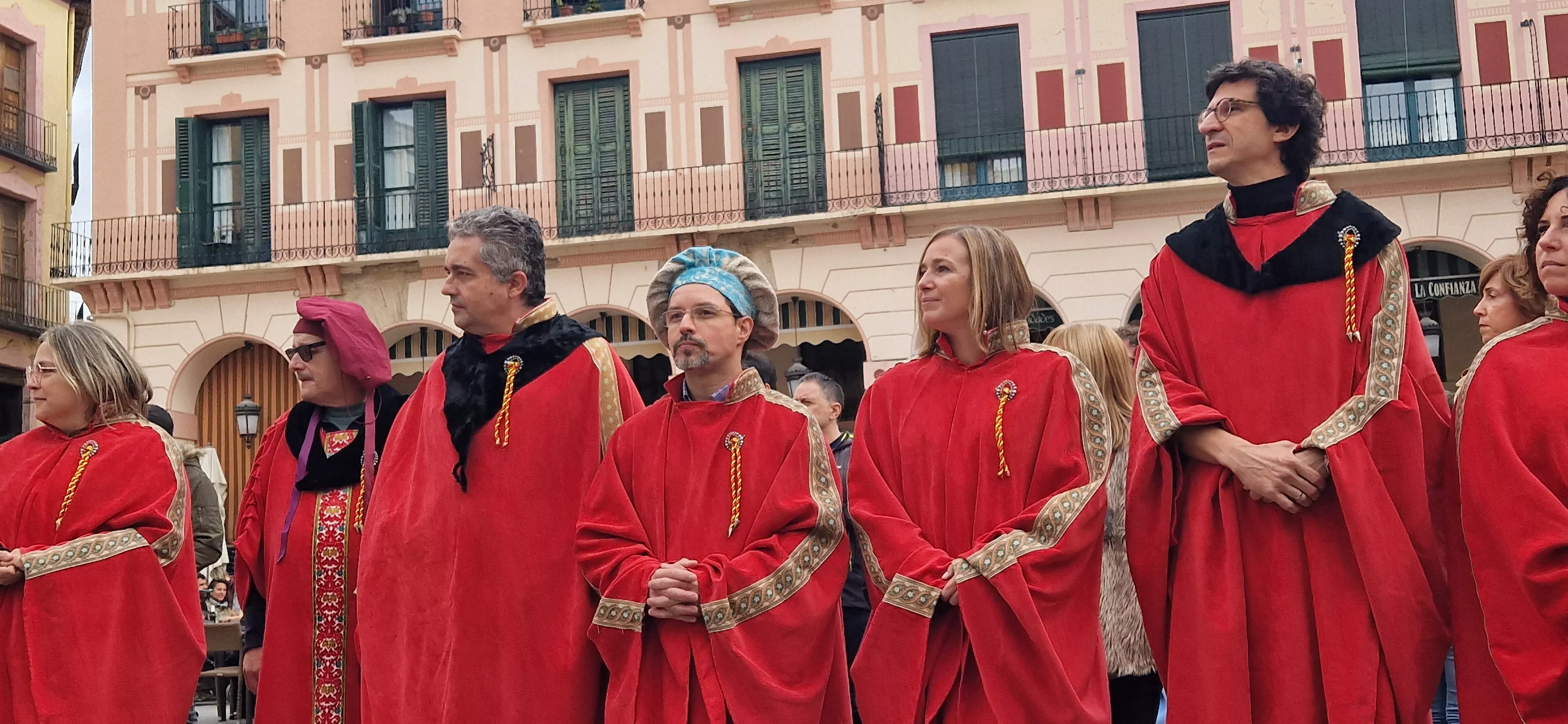 Recreación de la insaculación o extracción de oficios. Foto Myriam Martínez 