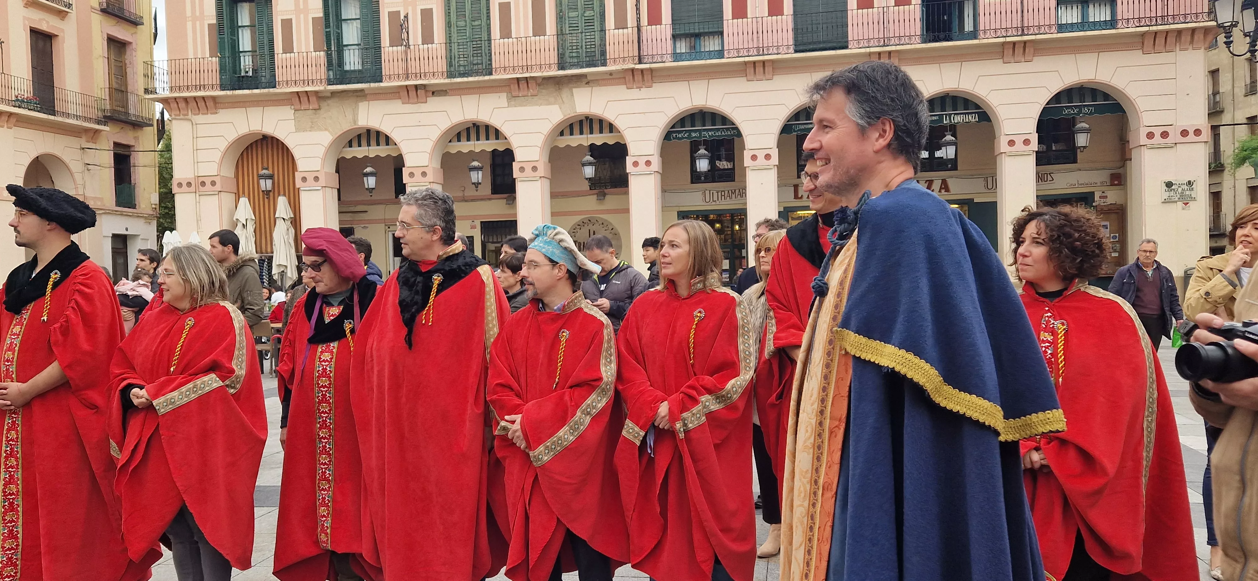 Recreación de la insaculación o extracción de oficios. Foto Myriam Martínez 