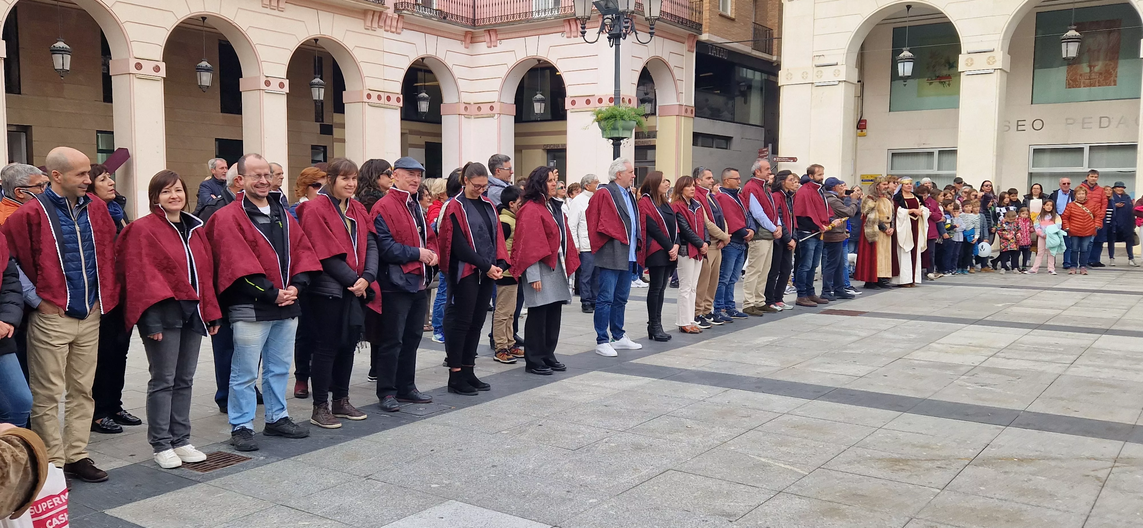 Recreación de la insaculación o extracción de oficios. Foto Myriam Martínez 