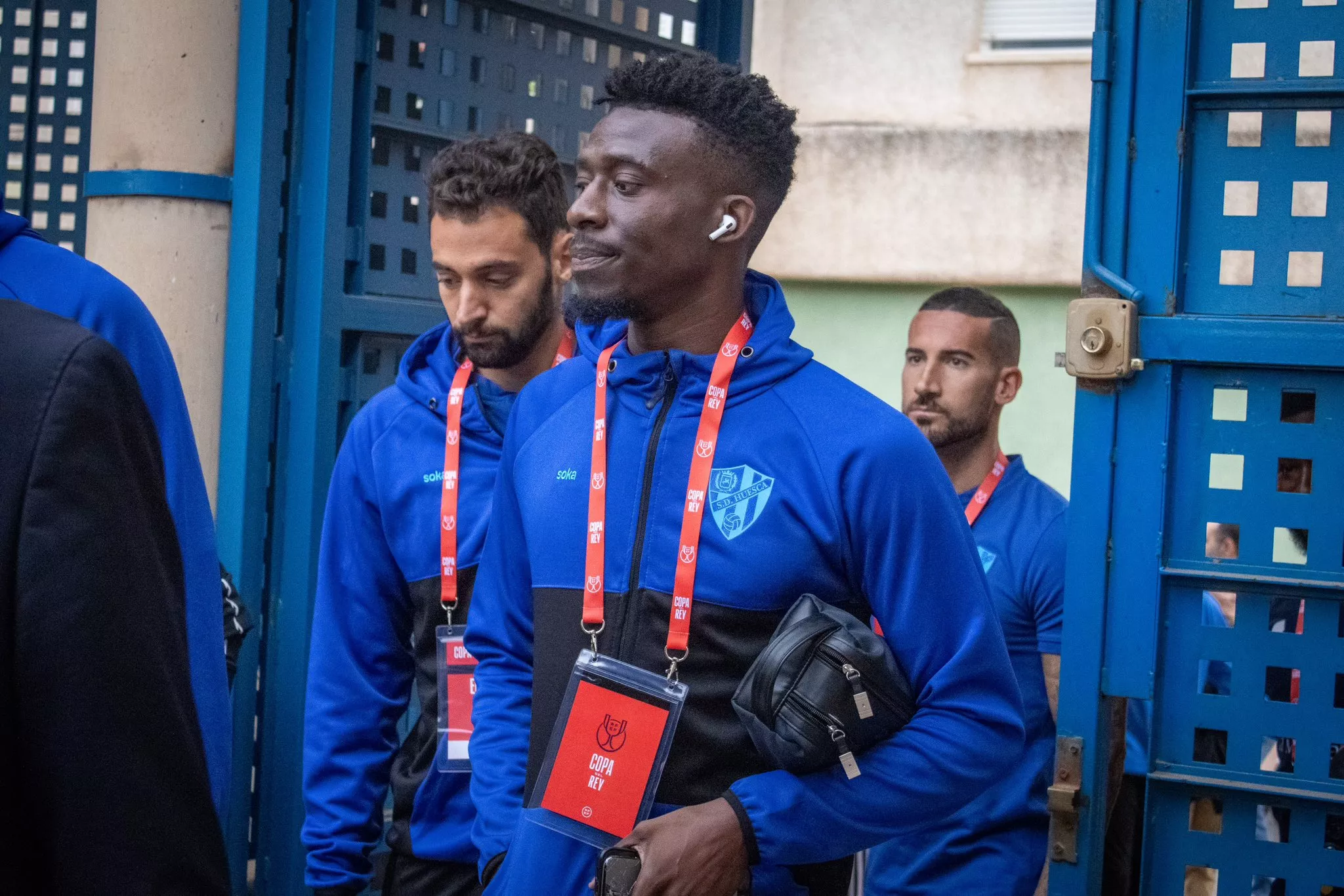 Kanté, jugador del Huesca, titular este miércoles con los azulgranas.