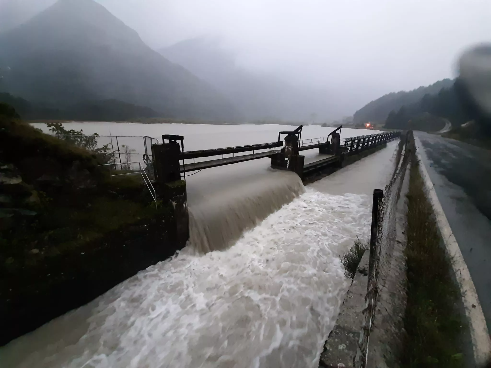Río Cinca, donde se notan las precipitaciones.