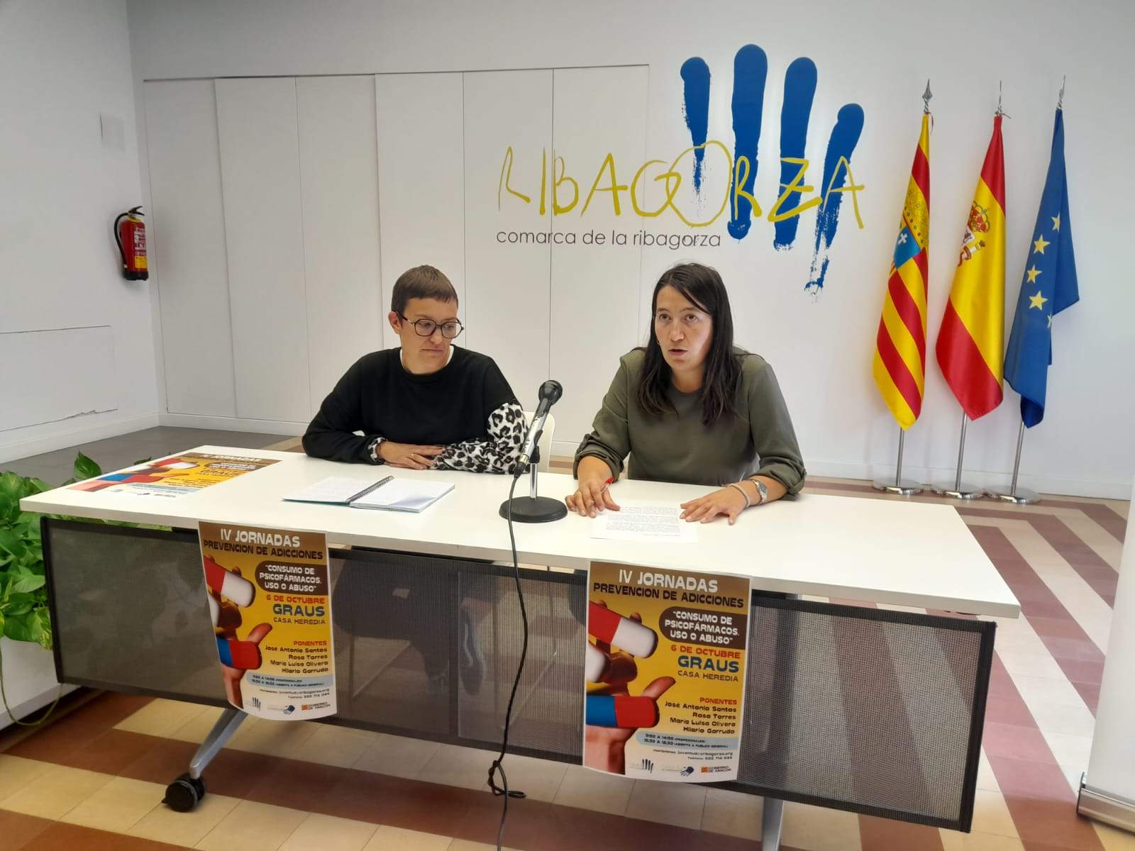 Presentación de las IV Jornadas de Prevención de Adicciones de la Comarca de La Ribagorza.
