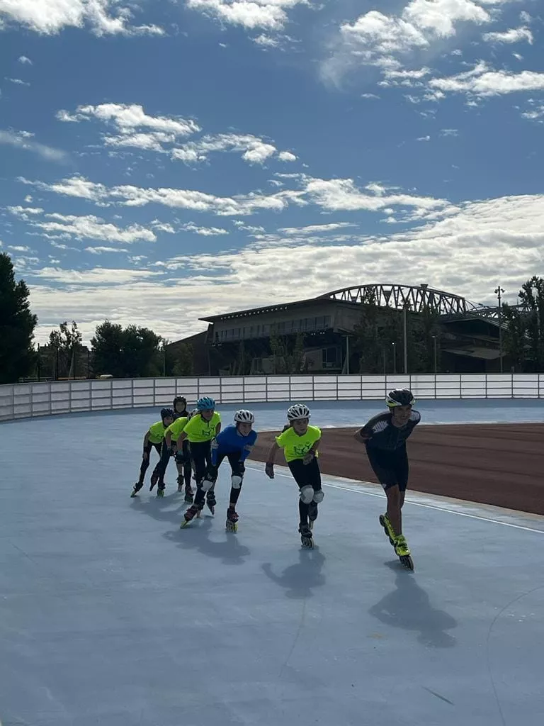 Nueva pista de patinaje de velocidad en Huesca