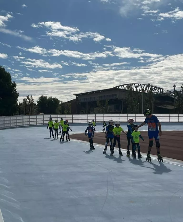 Nueva pista de patinaje de velocidad en Huesca