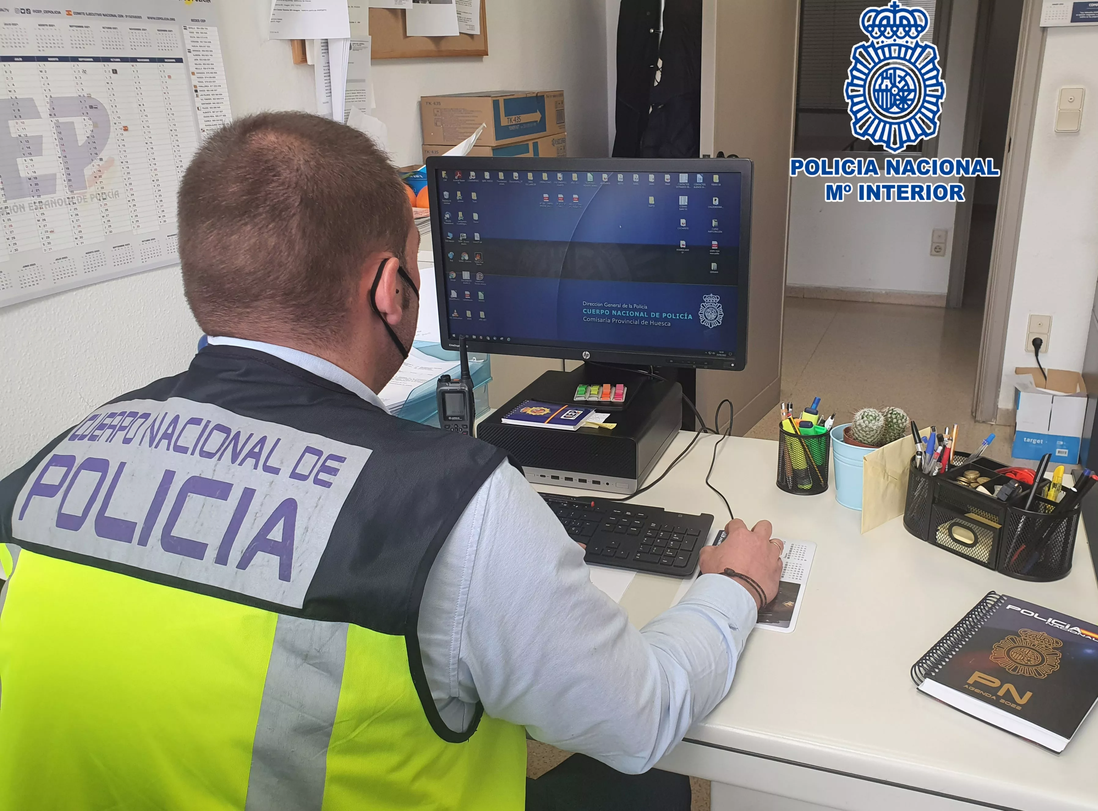 Los Grupos de Delitos Tecnológicos de Huesca y Jaca han identificado a los estafadores.