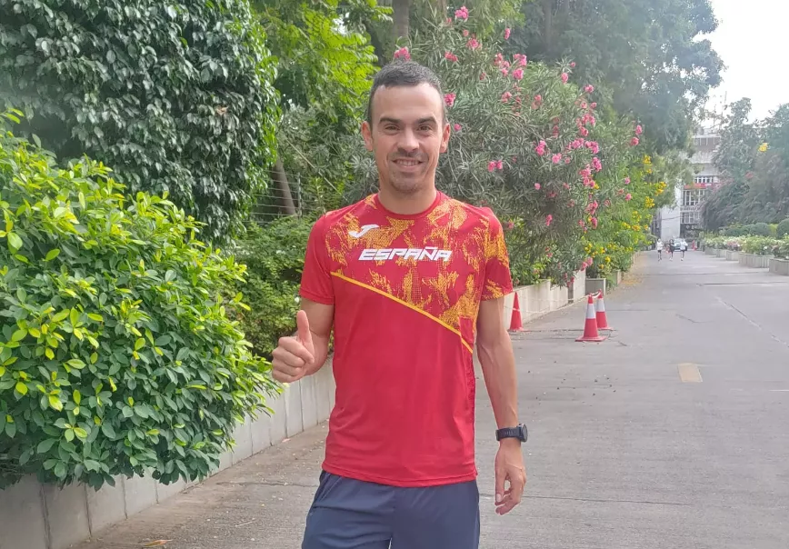 Alberto Puyuelo, en India.