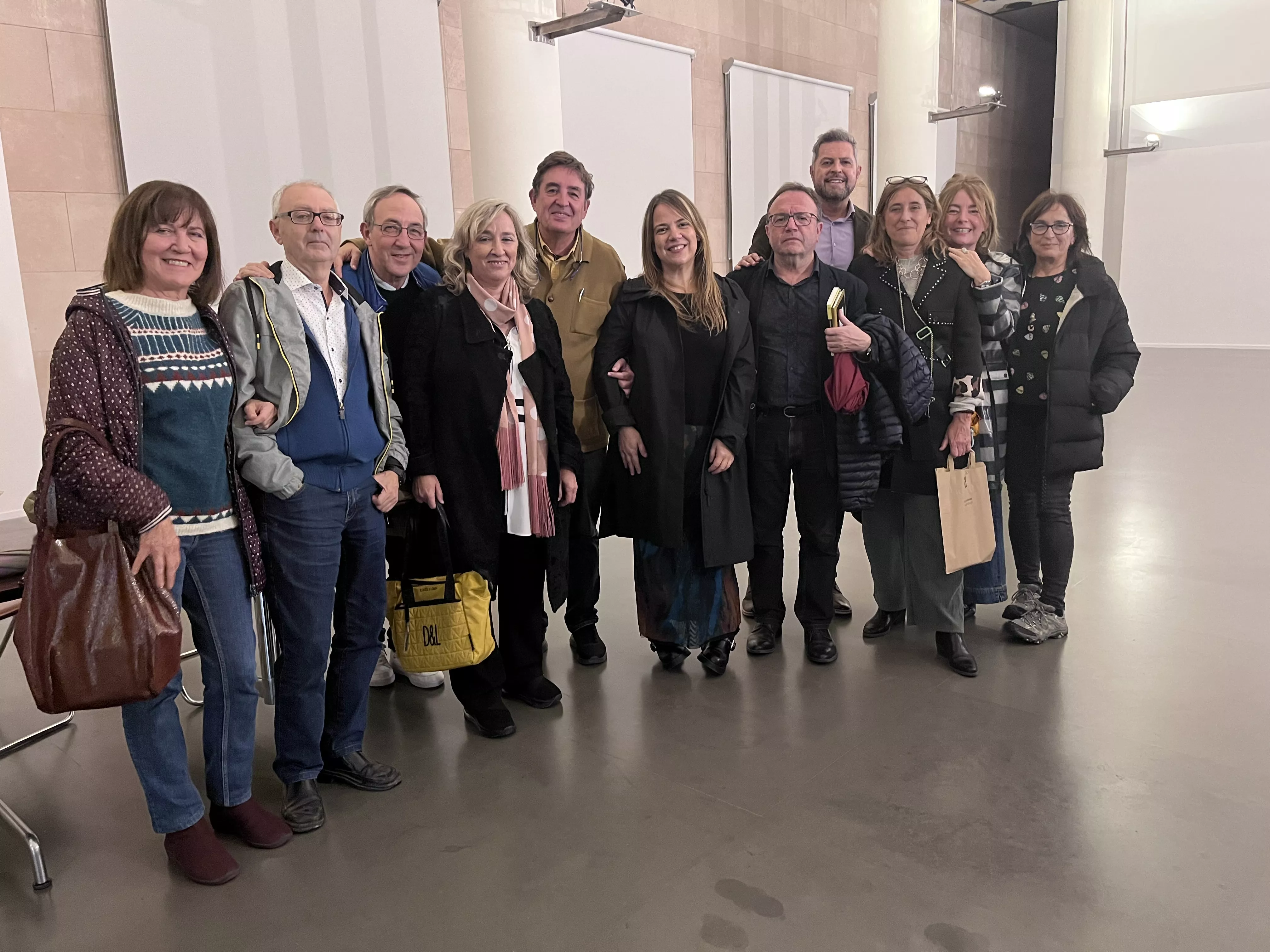 Luis García Montero y Aroa Moreno fueron muy amables con todos los lectores.