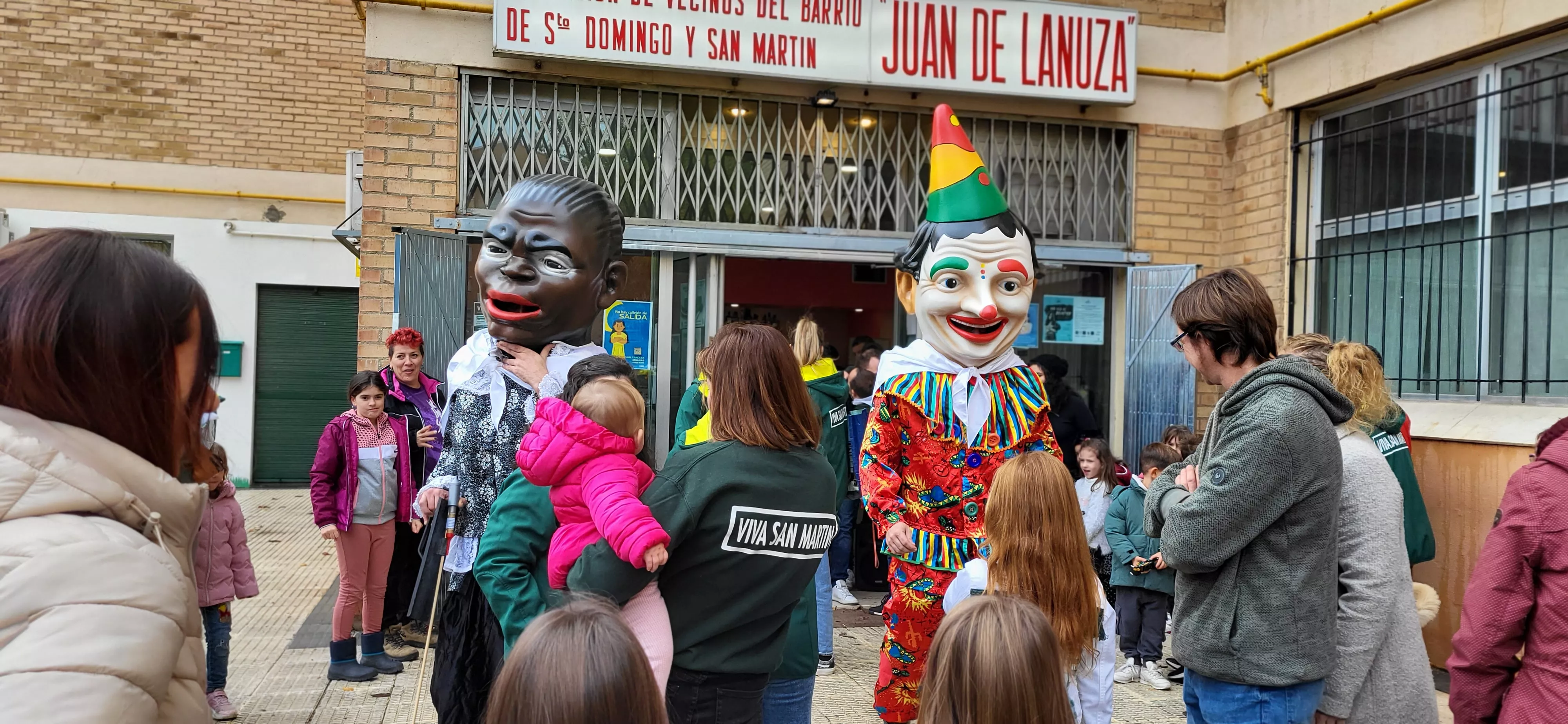 Acto de apertura de las fiestas de San Martín 2023, con el lanzamiento del cohete. Foto Mercedes Manterola