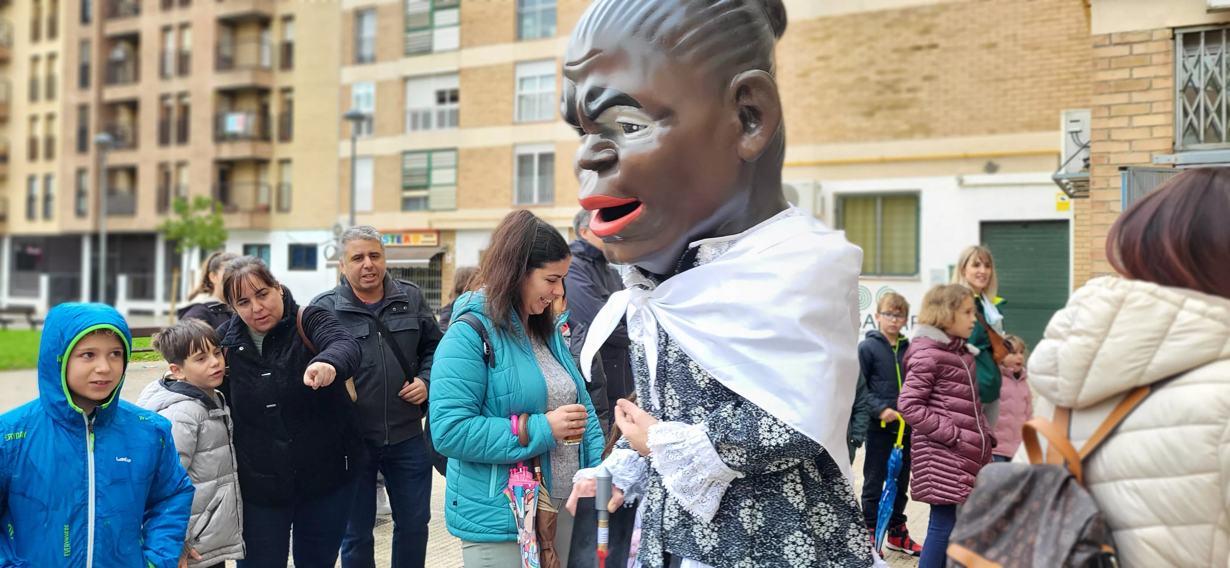 Acto de apertura de las fiestas de San Martín 2023, con el lanzamiento del cohete. Foto Mercedes Manterola