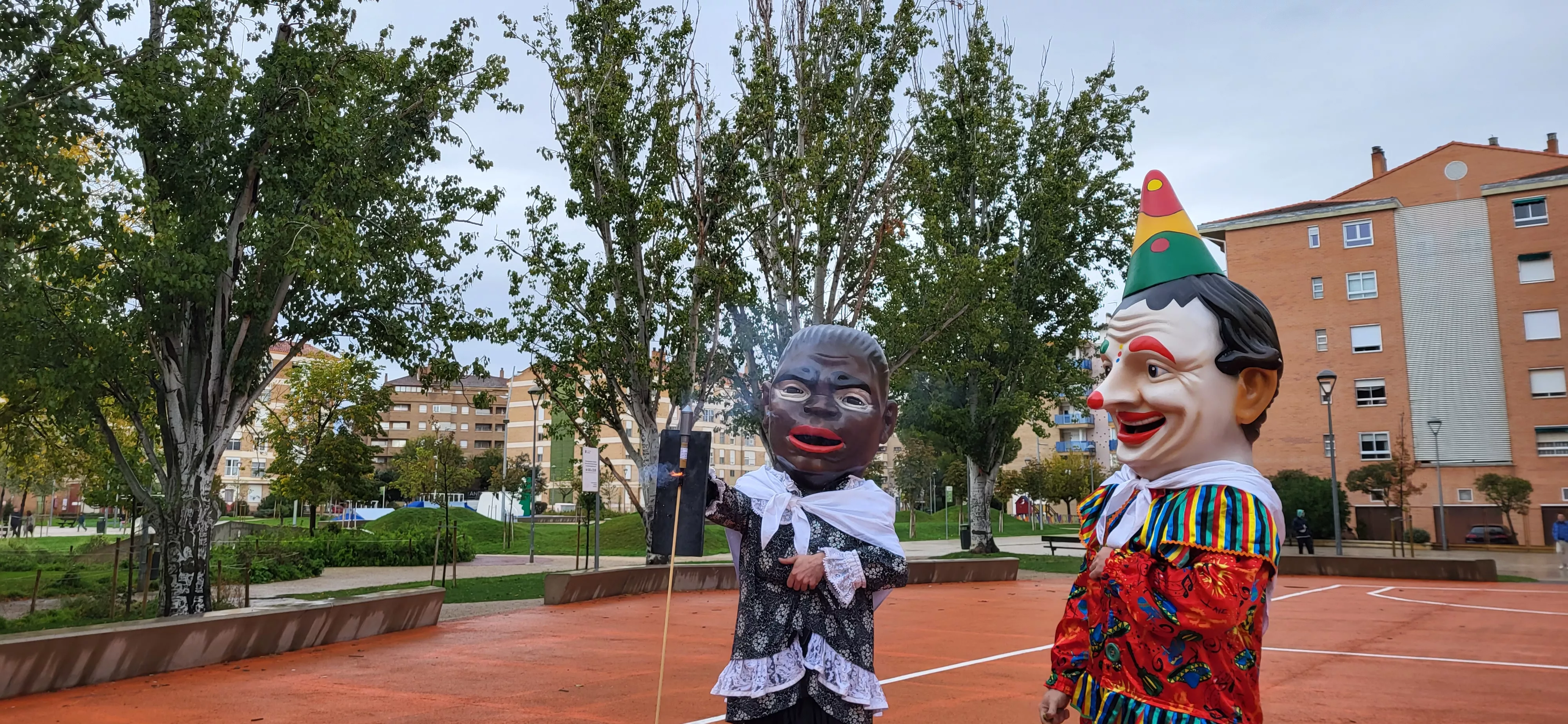 Acto de apertura de las fiestas de San Martín 2023, con el lanzamiento del cohete. Foto Mercedes Manterola