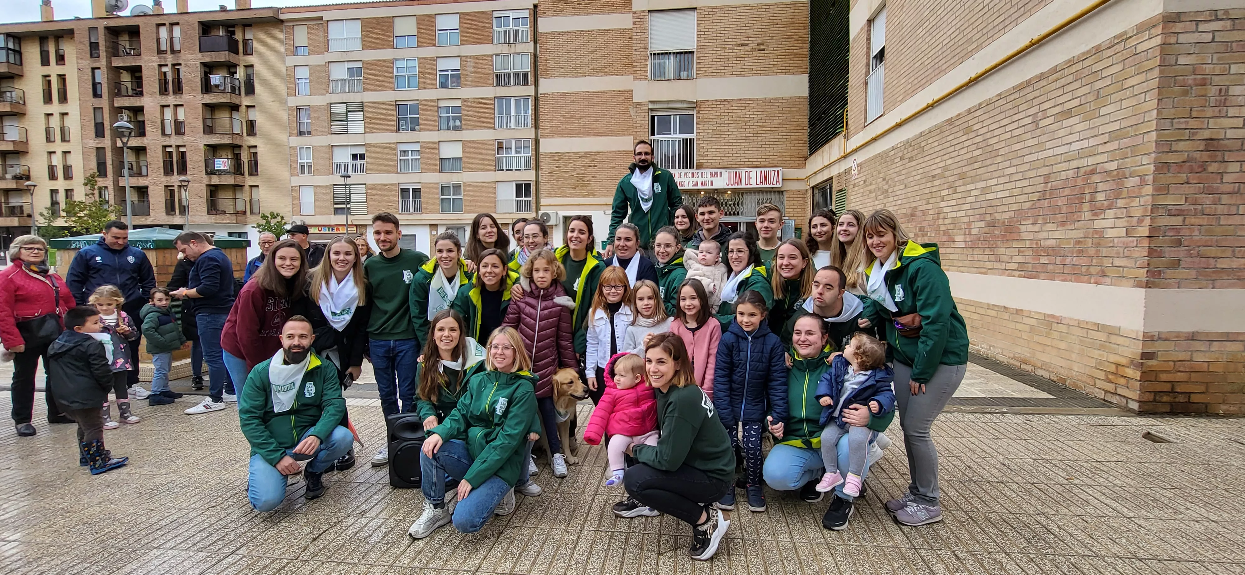 Acto de apertura de las fiestas de San Martín 2023, con el lanzamiento del cohete. Foto Mercedes Manterola