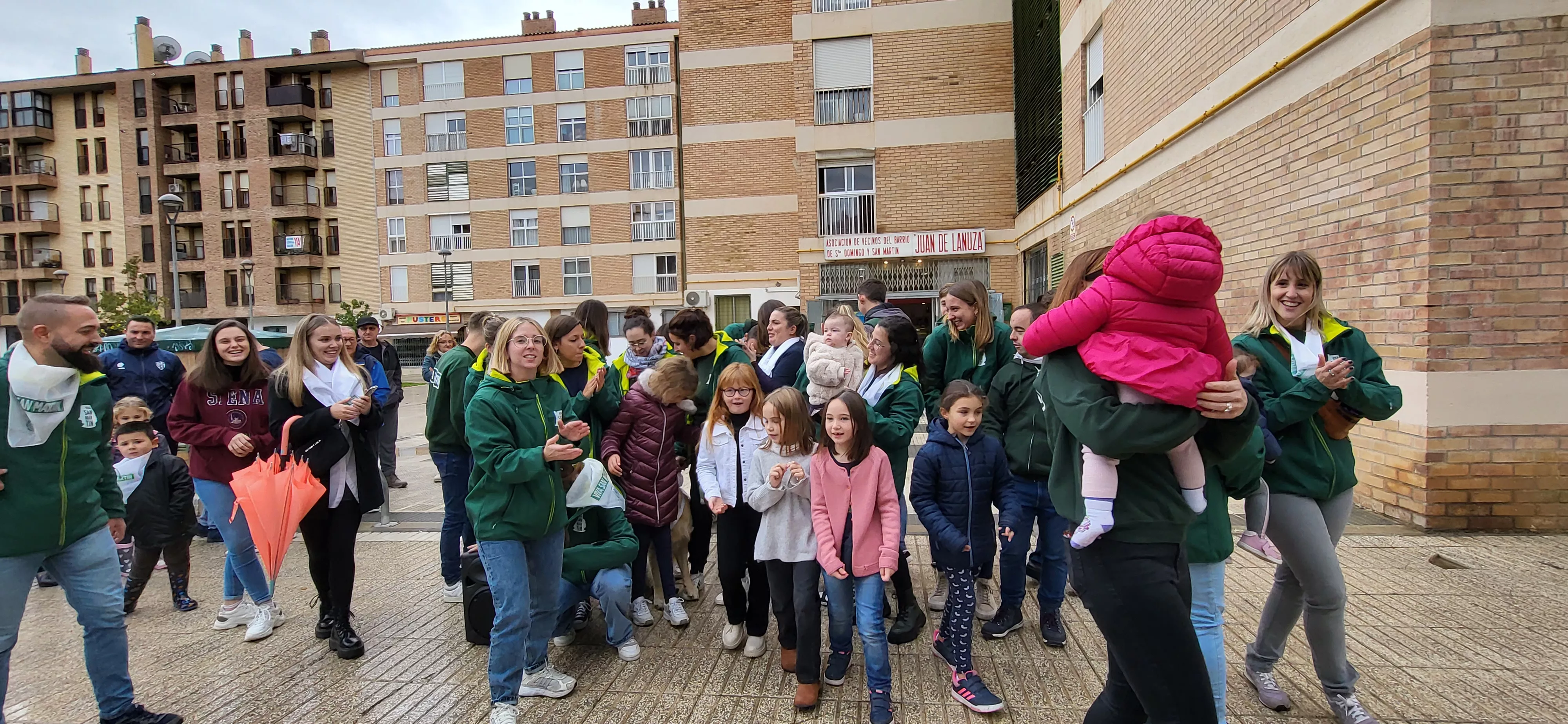 Acto de apertura de las fiestas de San Martín 2023, con el lanzamiento del cohete. Foto Mercedes Manterola