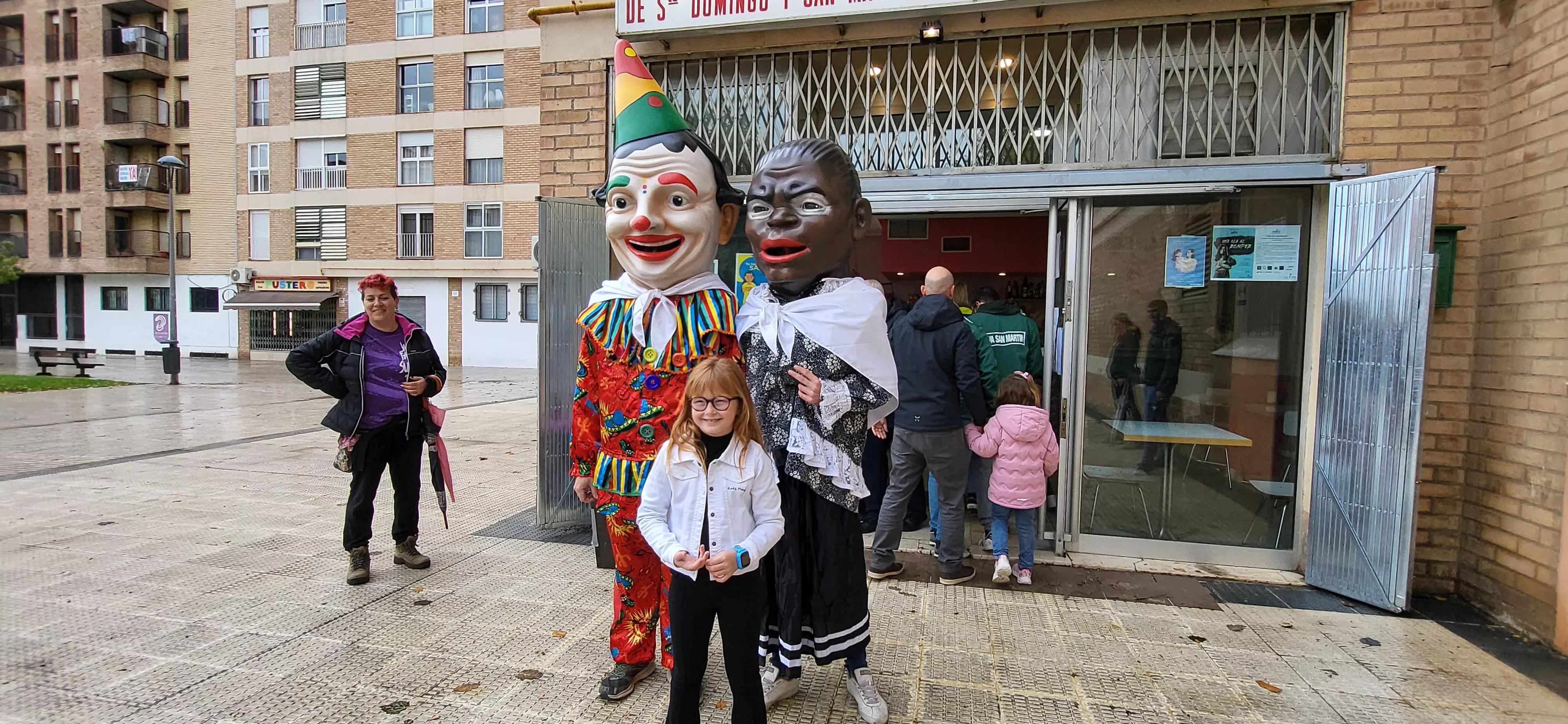Acto de apertura de las fiestas de San Martín 2023, con el lanzamiento del cohete. Foto Mercedes Manterola