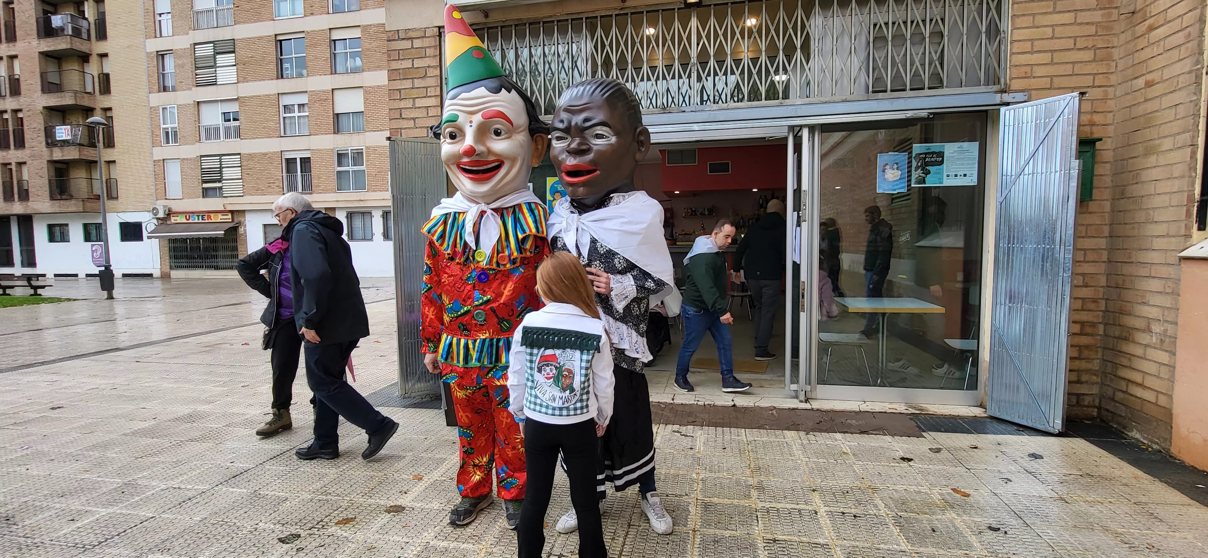 Acto de apertura de las fiestas de San Martín 2023, con el lanzamiento del cohete. Foto Mercedes Manterola