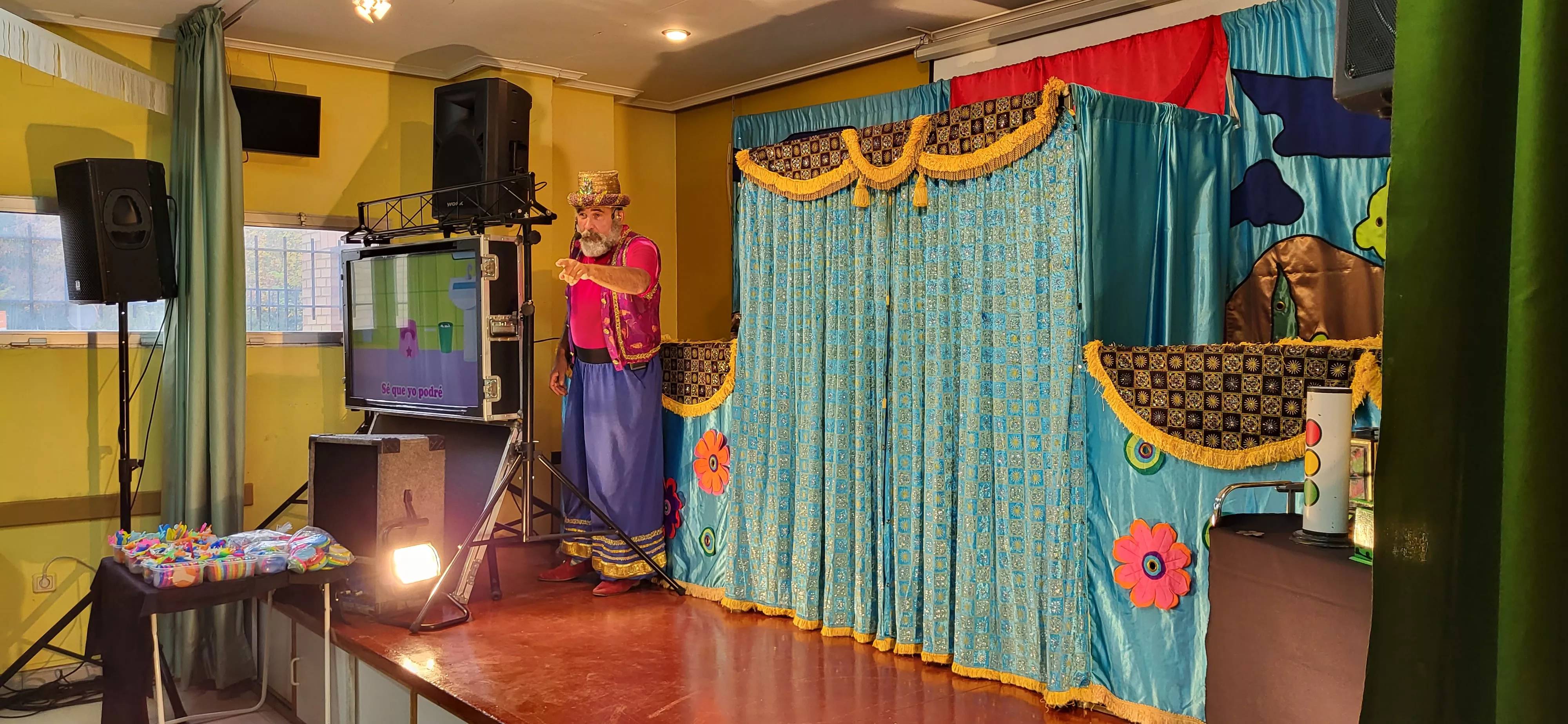 Acto de apertura de las fiestas de San Martín 2023, con el lanzamiento del cohete. Foto Mercedes Manterola