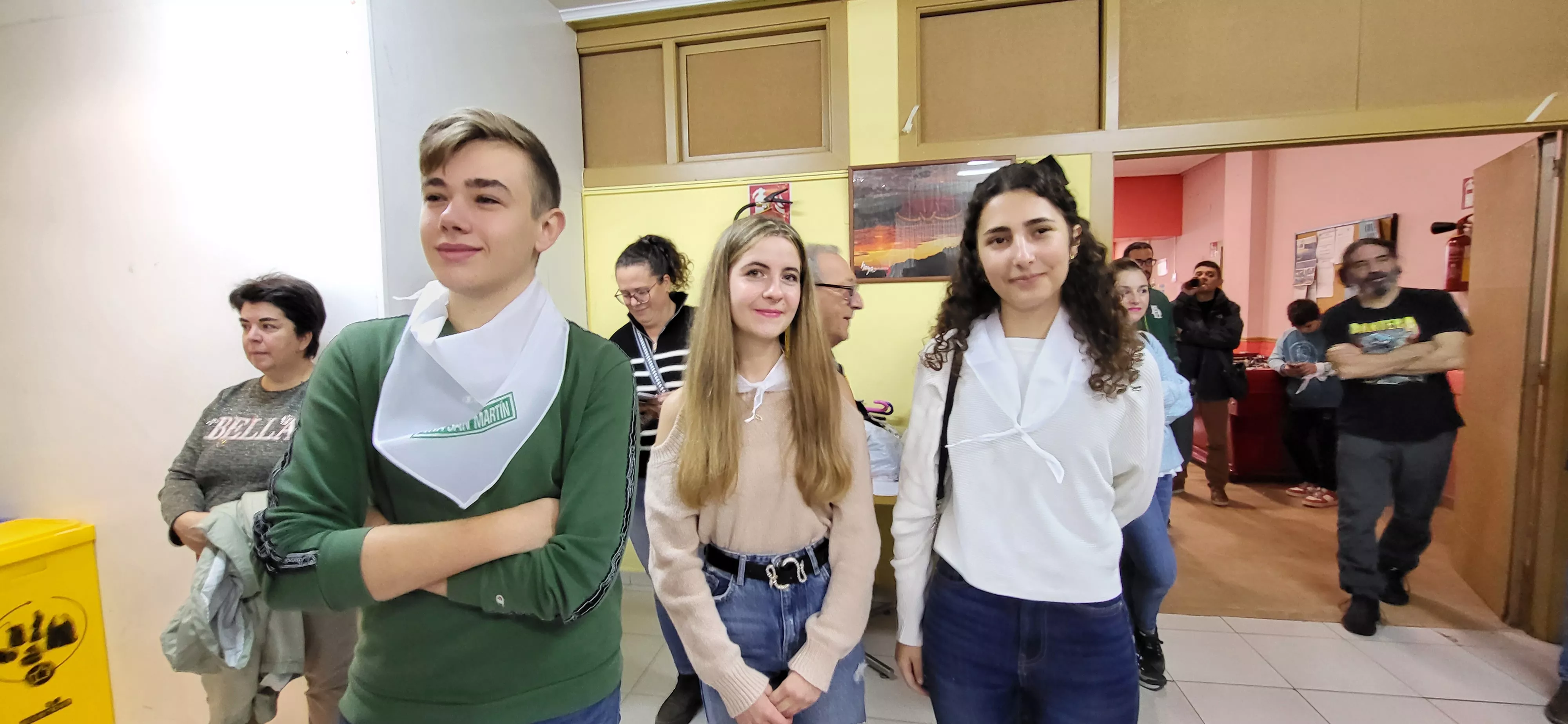 Acto de apertura de las fiestas de San Martín 2023, con el lanzamiento del cohete. Foto Mercedes Manterola