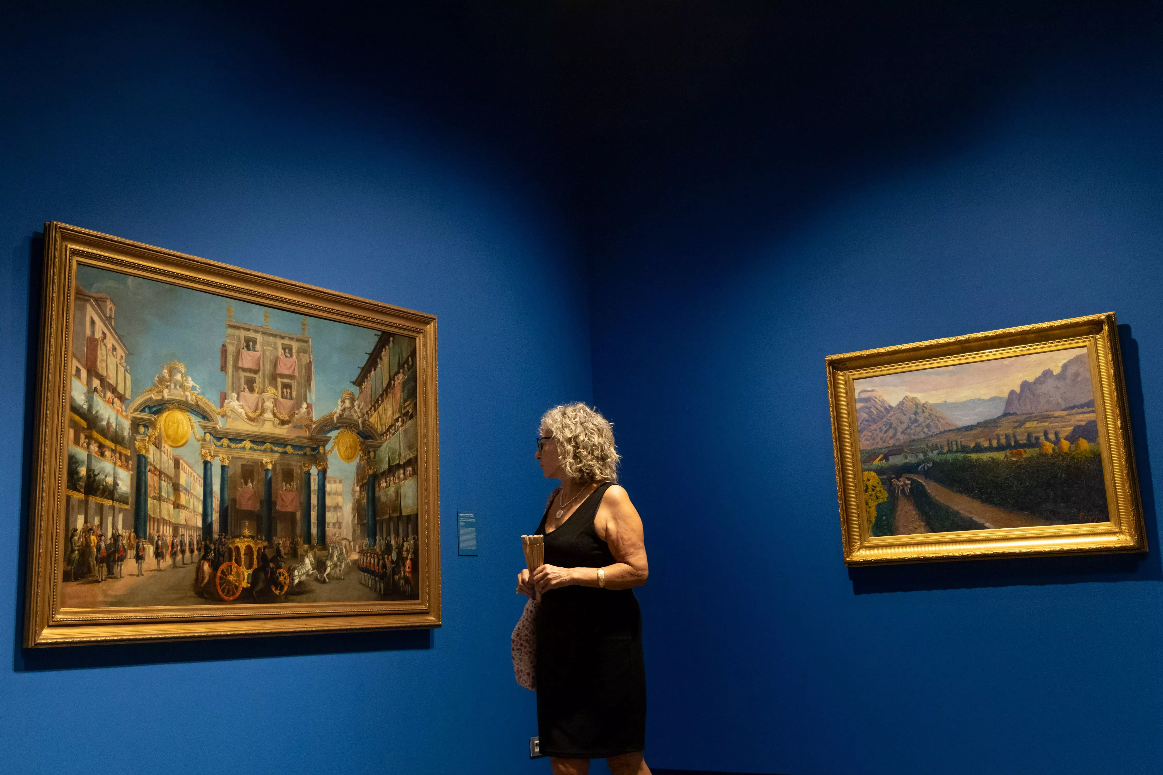 Exposición Azul de la Colección Abelló en el Museo Goya