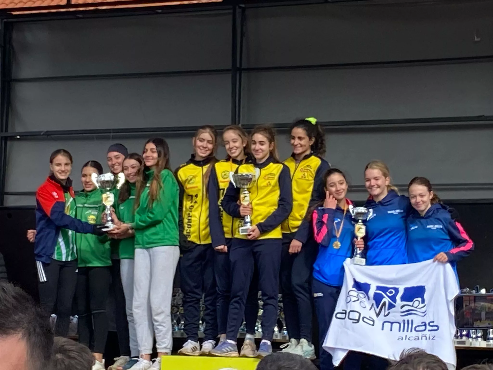 Podio Sub 16 femenino
