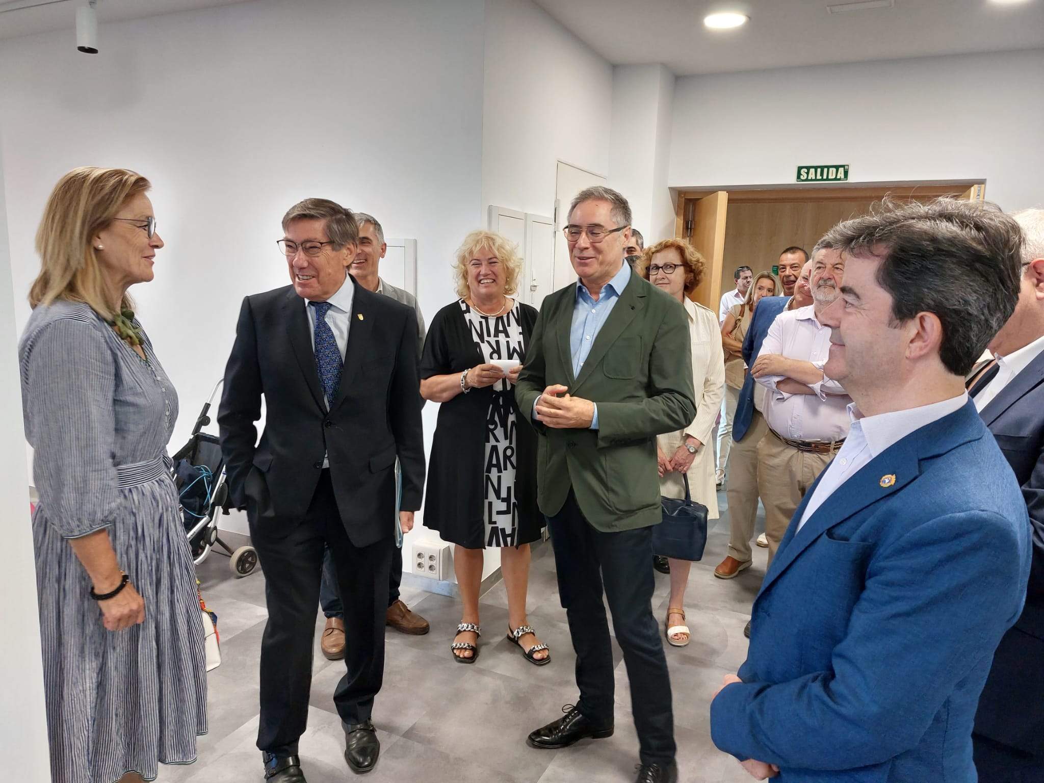 Anabel Costas, Arturo Aliaga, Carmelo Bosque y Luis Felipe, en la presentación del Centro de Excelencia Gastronómico en Walqa.