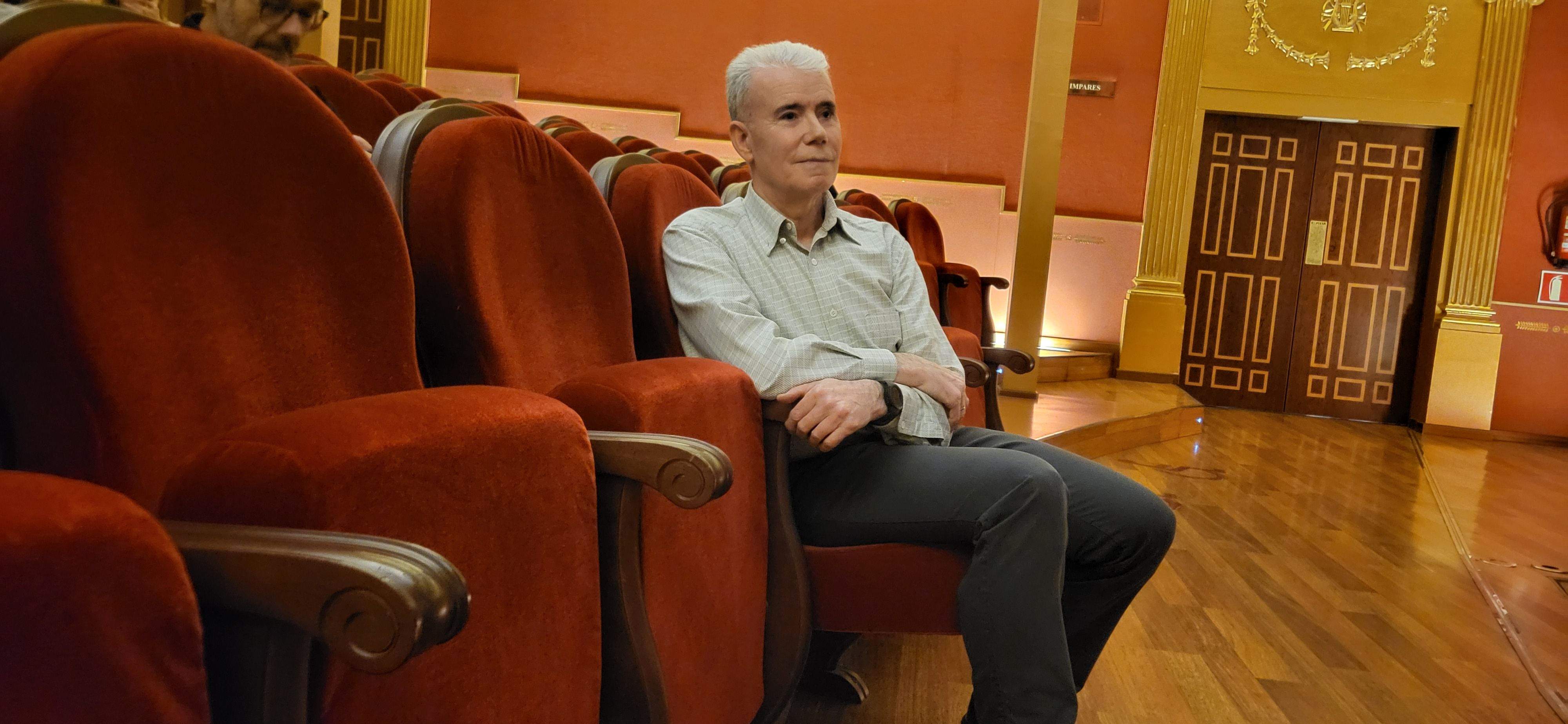 Estreno de La Tartana, una vida de teatro. Miguel Abós. Foto Myriam Martínez 