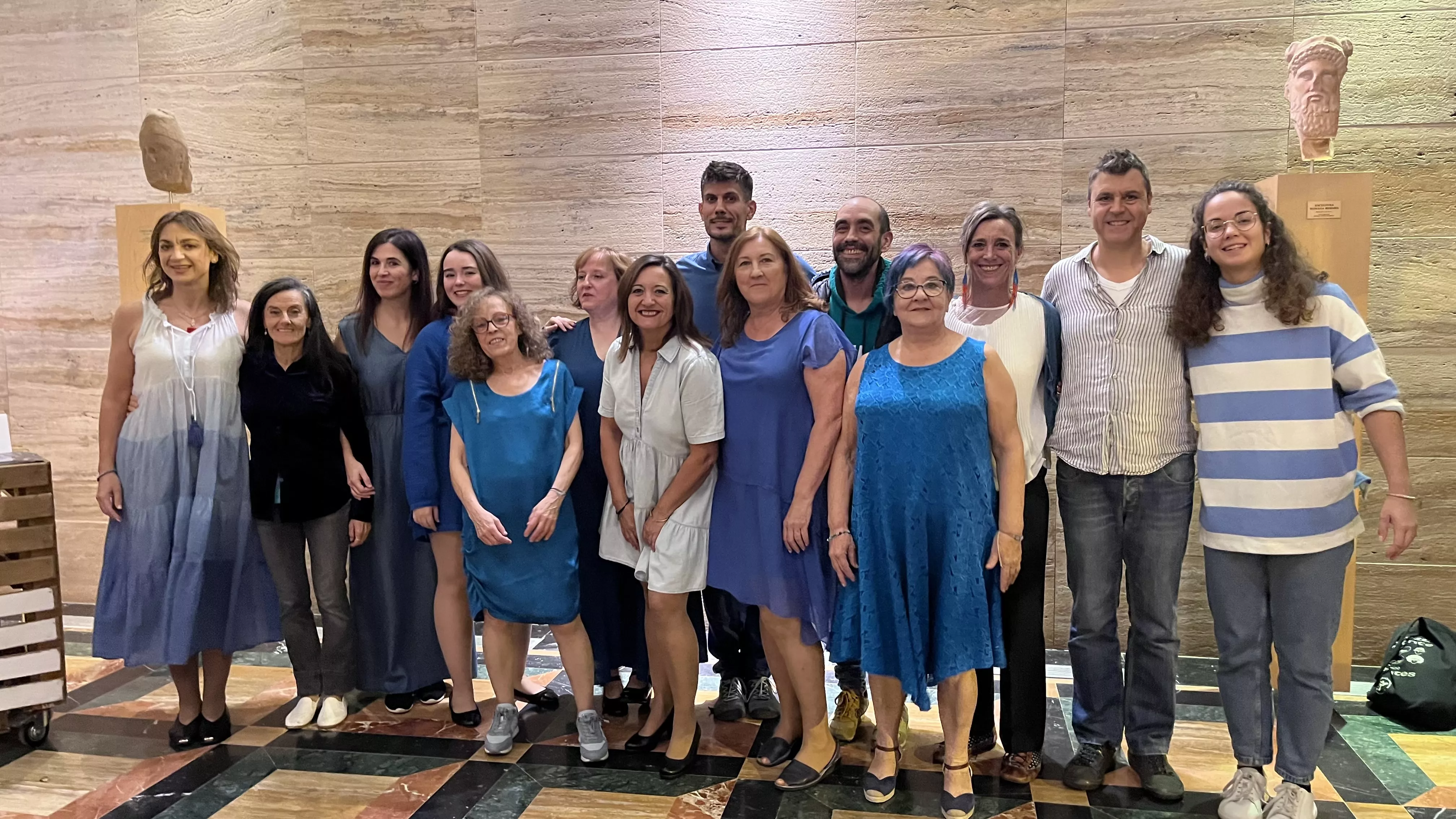 Representación de "Una ola al romper" del grupo Kandelikas en el teatro Olimpia. Foto Mercedes Manterola