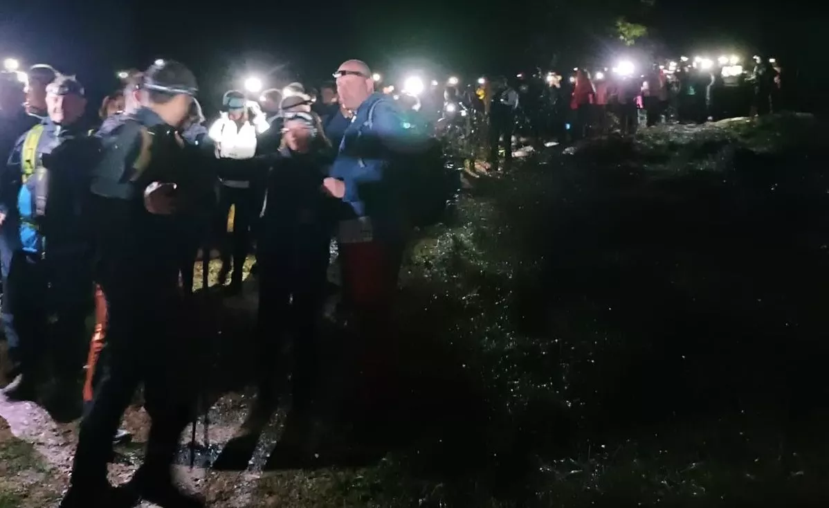 Caminata nocturna bajo las estrellas. Foto Alejandro Salcedo