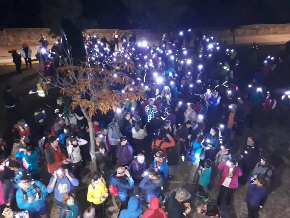 Caminata Nocturna Bajo las Estrellas de Ayerbe. Foto Alejandro Salcedo