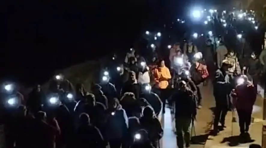  Caminata Nocturna Bajo las Estrellas de Ayerbe. Foto Alejandro Salcedo