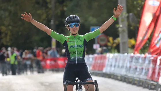 La bilbilitana celebra su primera victoria en la Copa de España de Ciclocross
