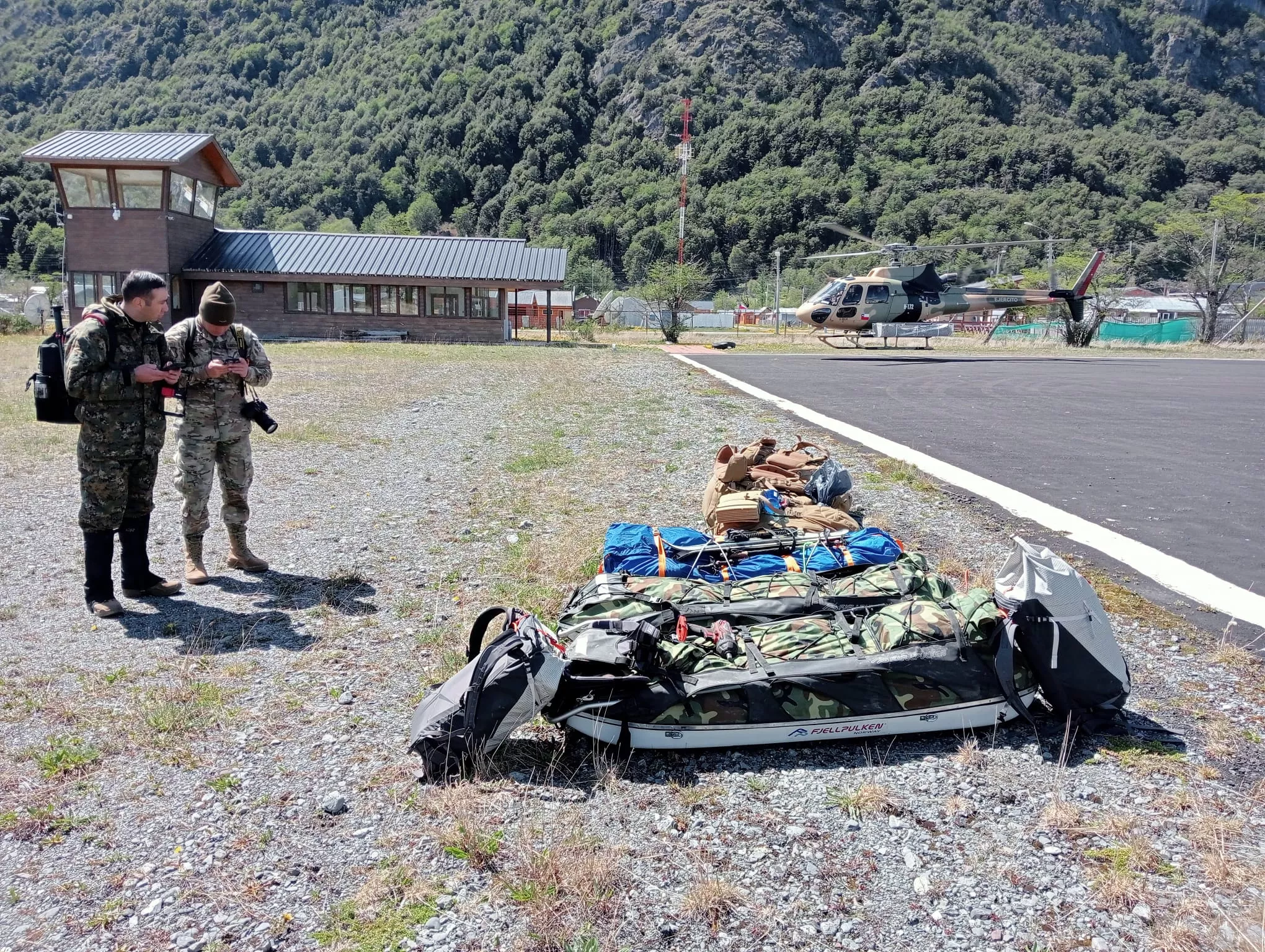 Preparativos de la expedición.