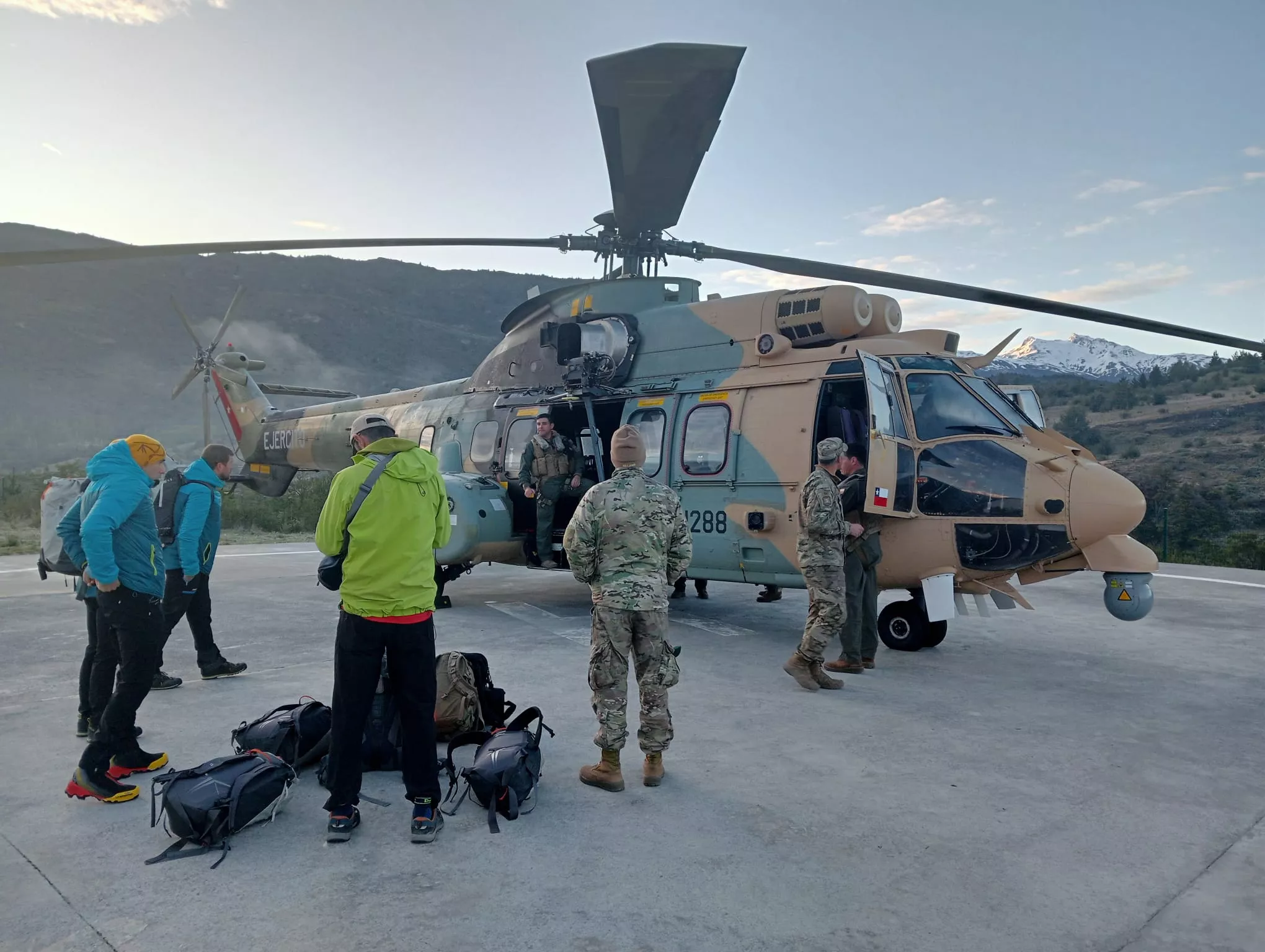 Preparativos de la expedición.
