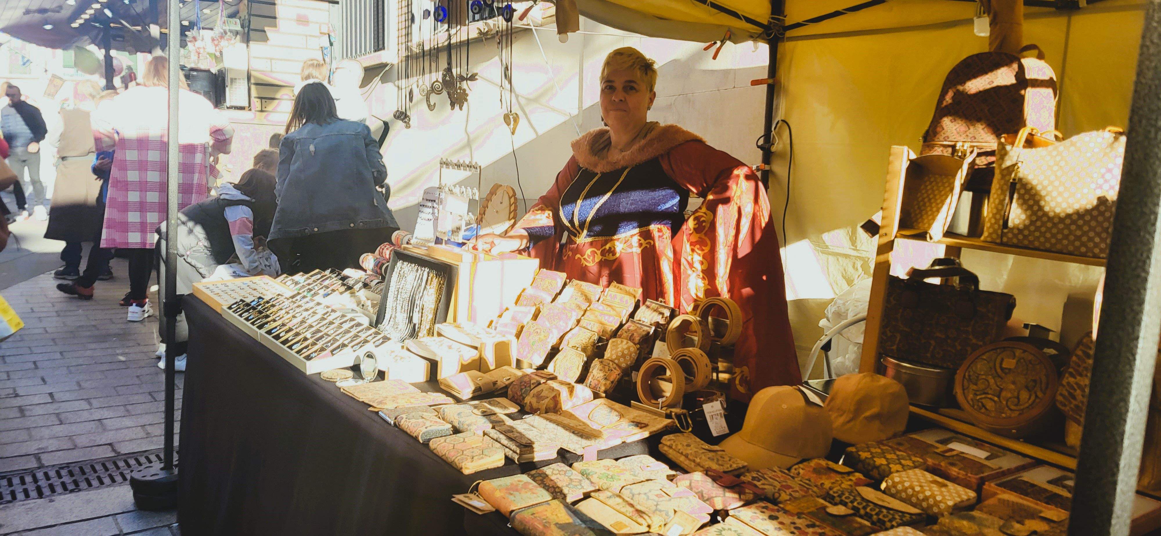 Mercado Medieval de Asapme Huesca 2022. Foto Myriam Martínez