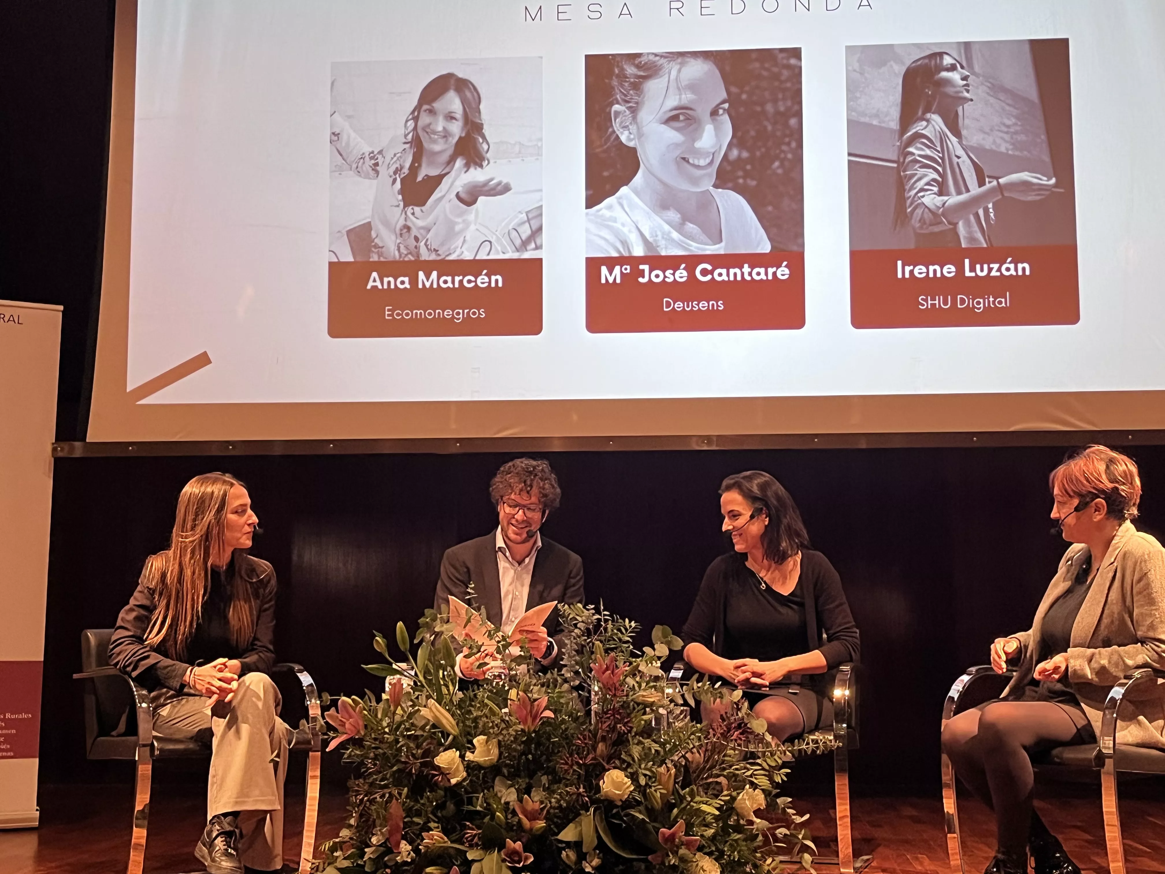 Luzán, Paraled, Cantaré y Marcén, en una mesa redonda dentro del foro Ideandando sobre emprendimiento rural.