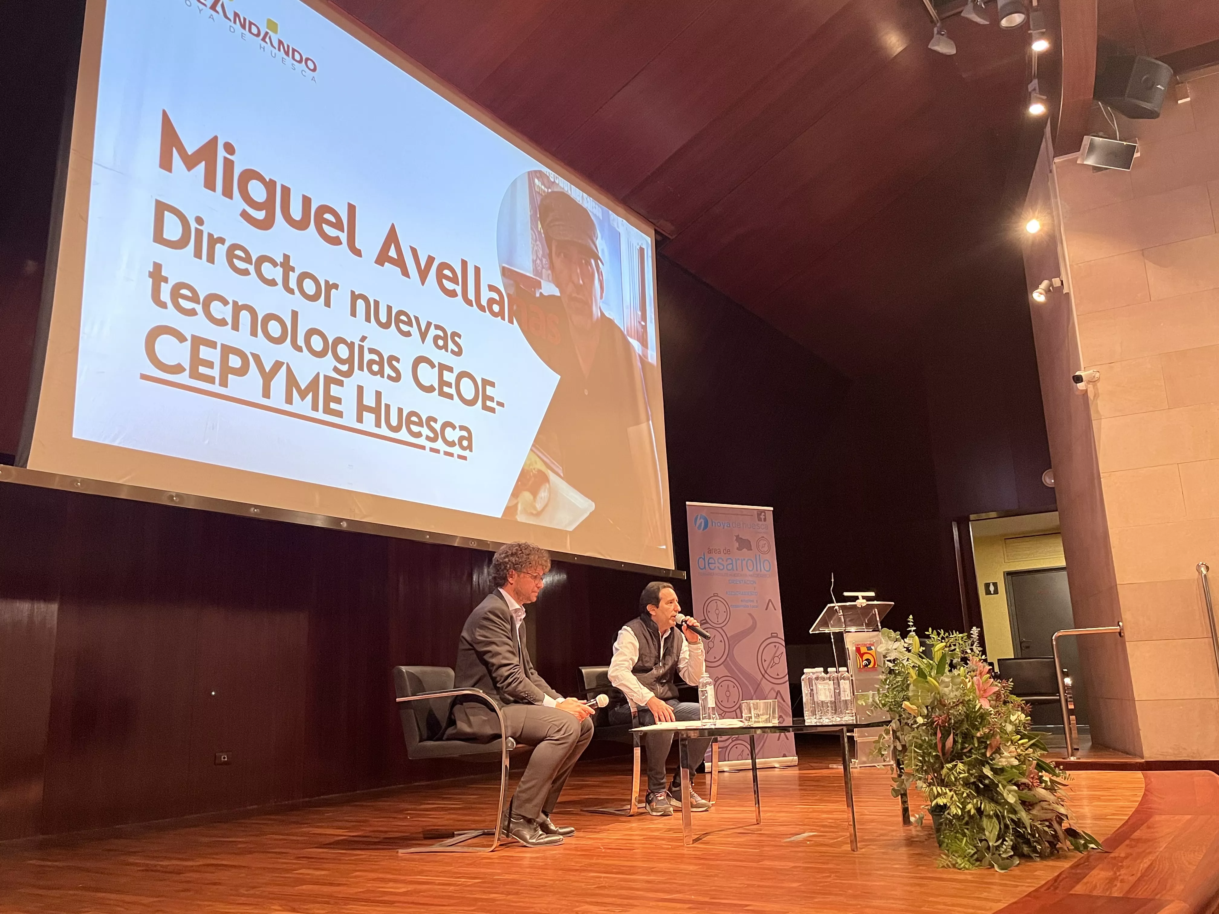 Miguel Avellanas durante su participación en Ideandando.