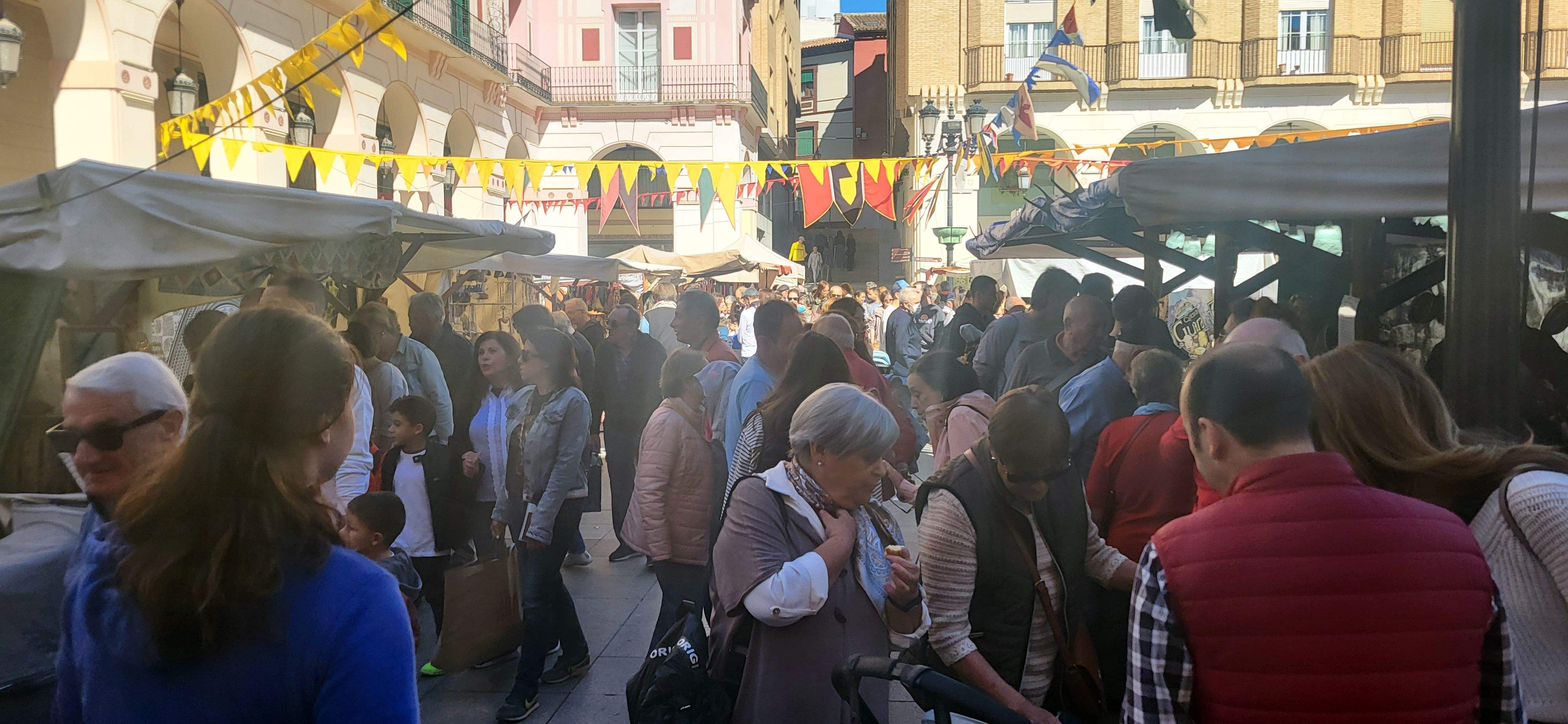 Mercado Medieval de Asapme Huesca 2022. Foto Myriam Martínez