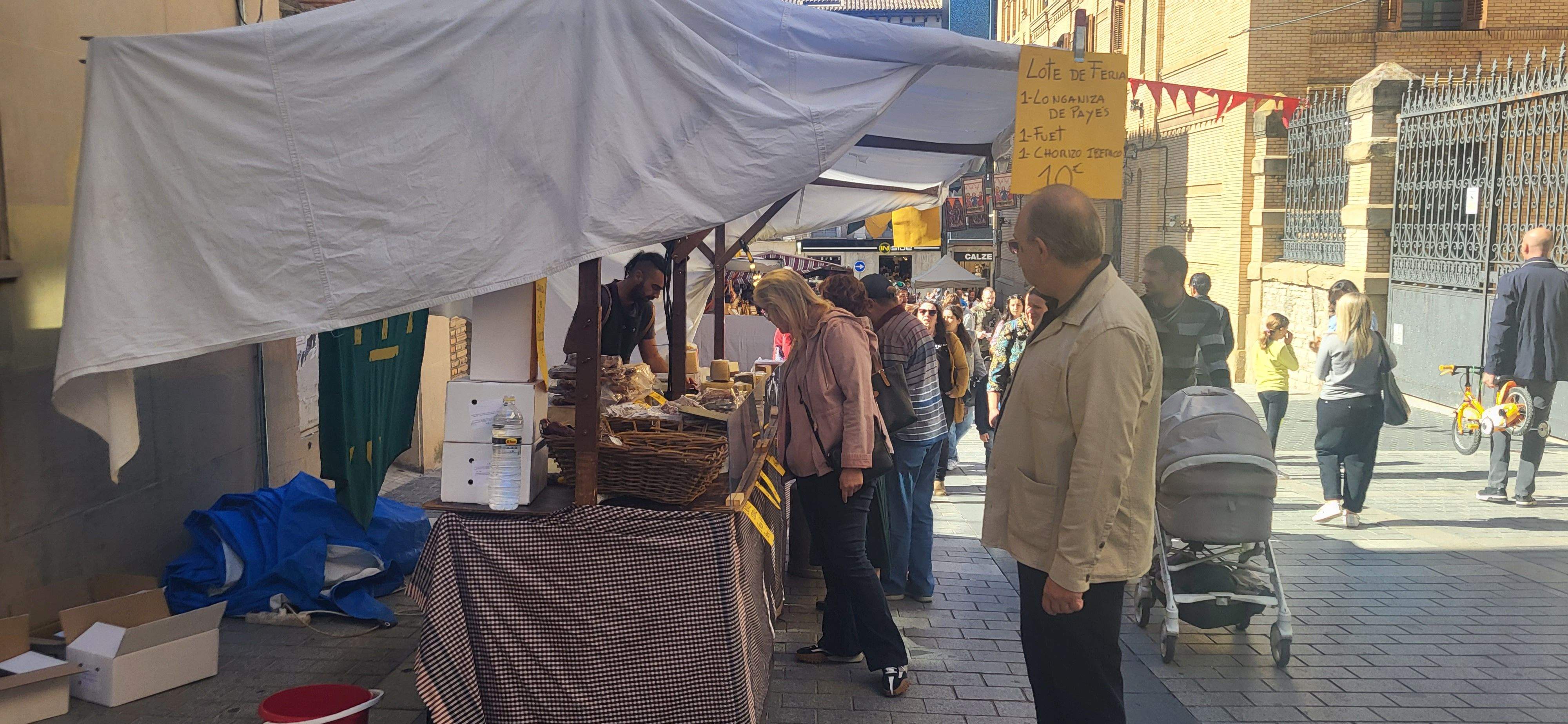 Mercado Medieval de Asapme Huesca 2022. Foto Myriam Martínez