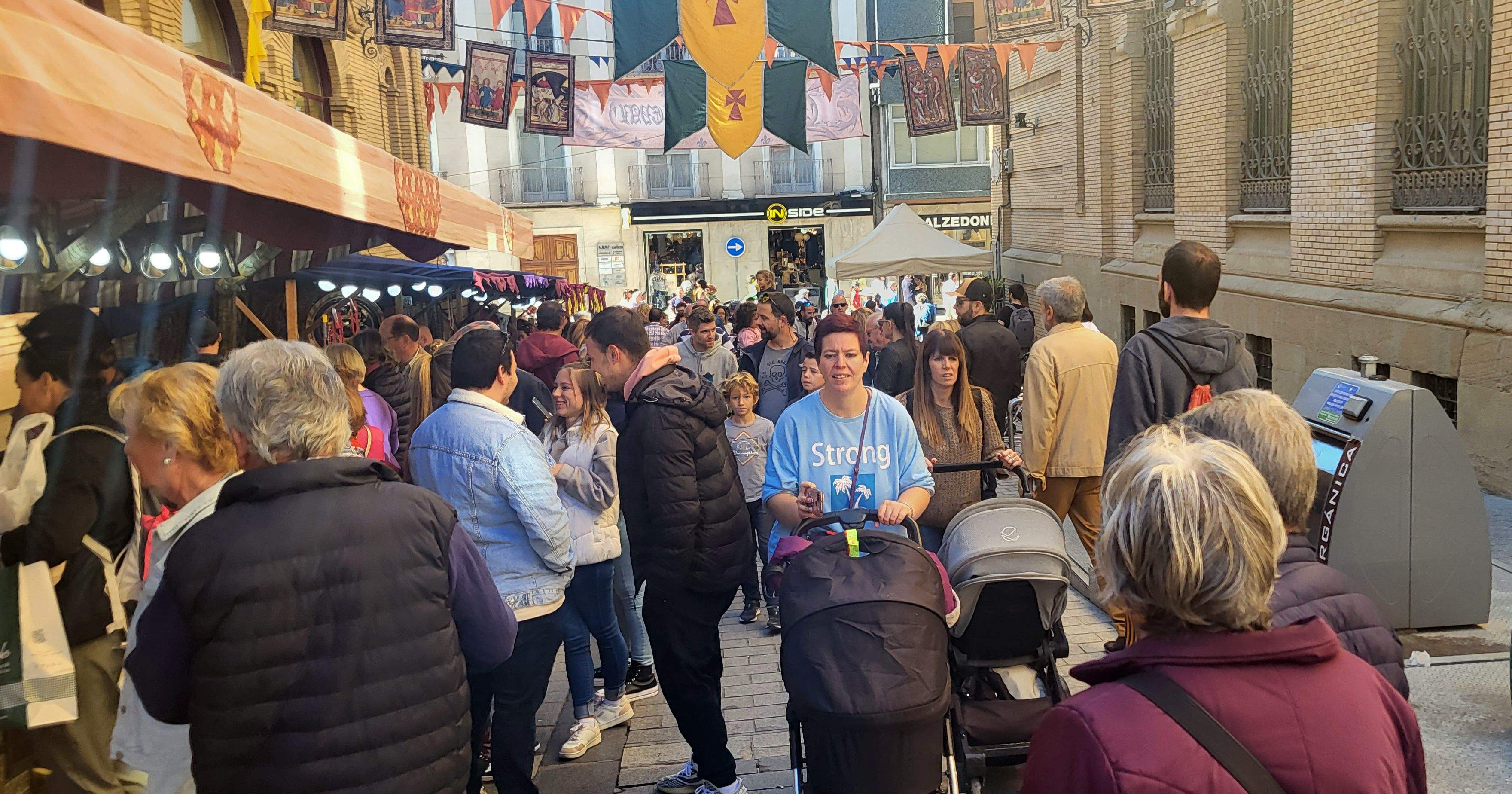 Mercado Medieval de Asapme Huesca 2022. Foto Myriam Martínez