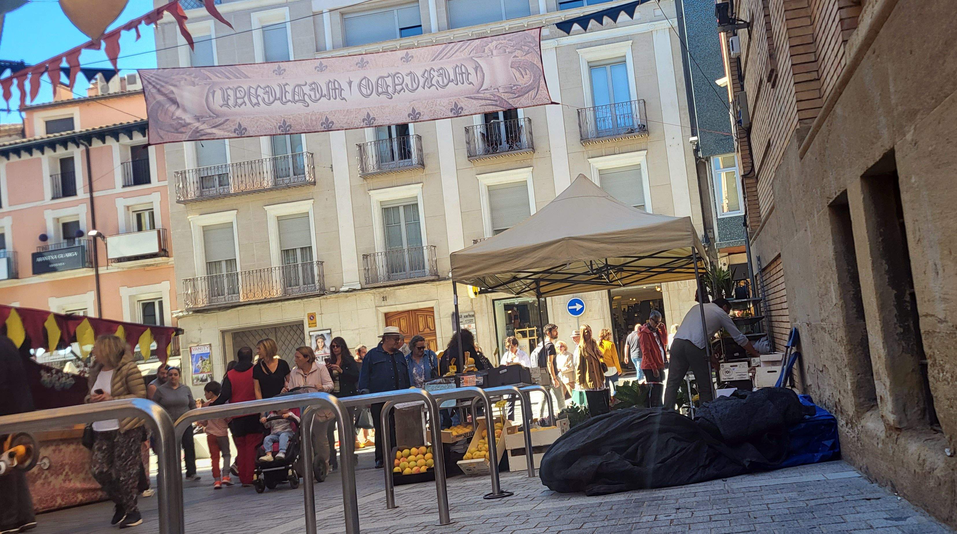 Mercado Medieval de Asapme Huesca 2022. Foto Myriam Martínez