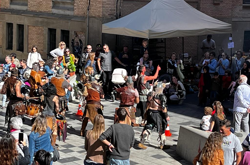 Mercado Medieval de Asapme Huesca 2022. Foto Mercedes Manterola