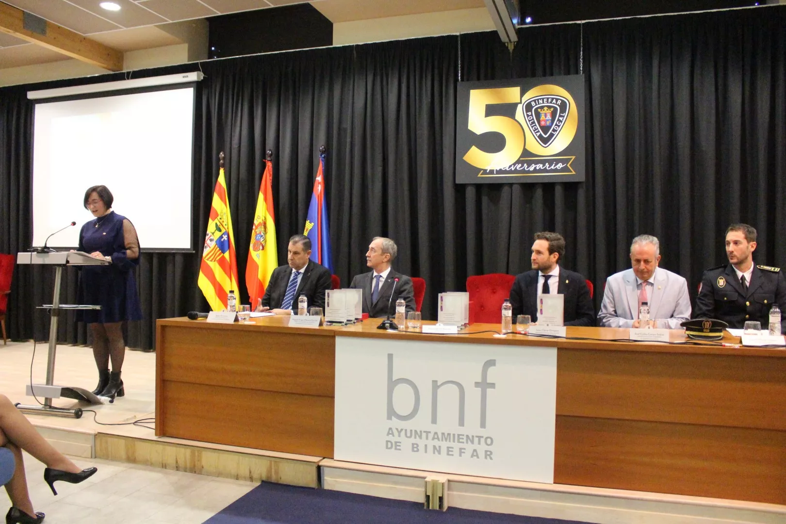 Conmemoración del 50 aniversario de la Policía Local de Binéfar